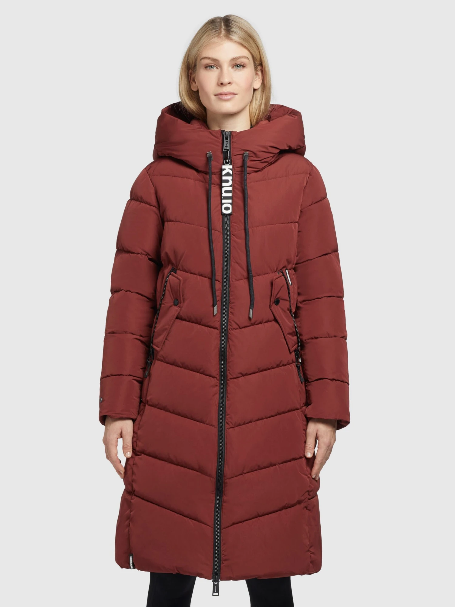 Khujo Tussenmantels Tussenmantel Klayd Dames Donkerrood - Afbeelding 2