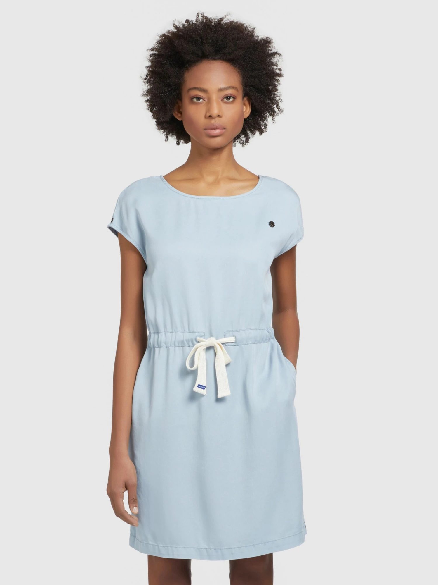 Khujo Zomerjurken Zomerjurk HEDIYE Dames Blauw - Afbeelding 2