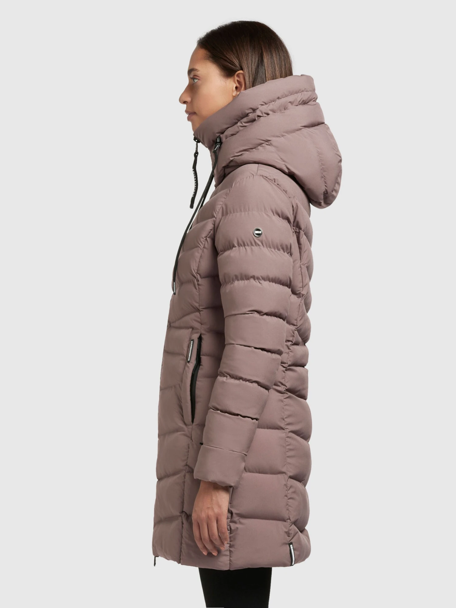 Khujo Korte Mantels Wintermantel Tuhani Dames Donkerlila - Afbeelding 5