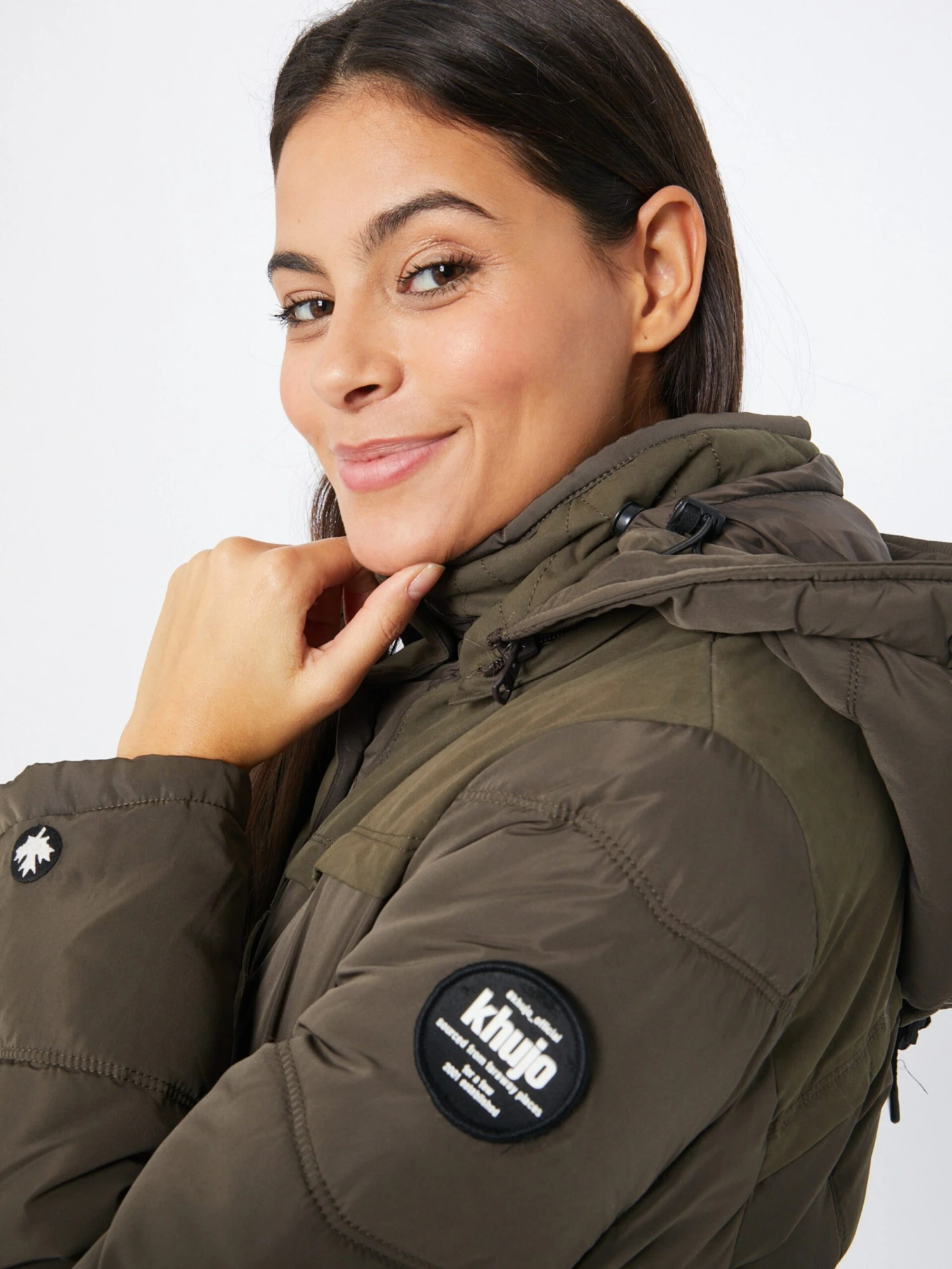 Khujo Wintermantels Wintermantel Lubeck Dames Groen - Afbeelding 5