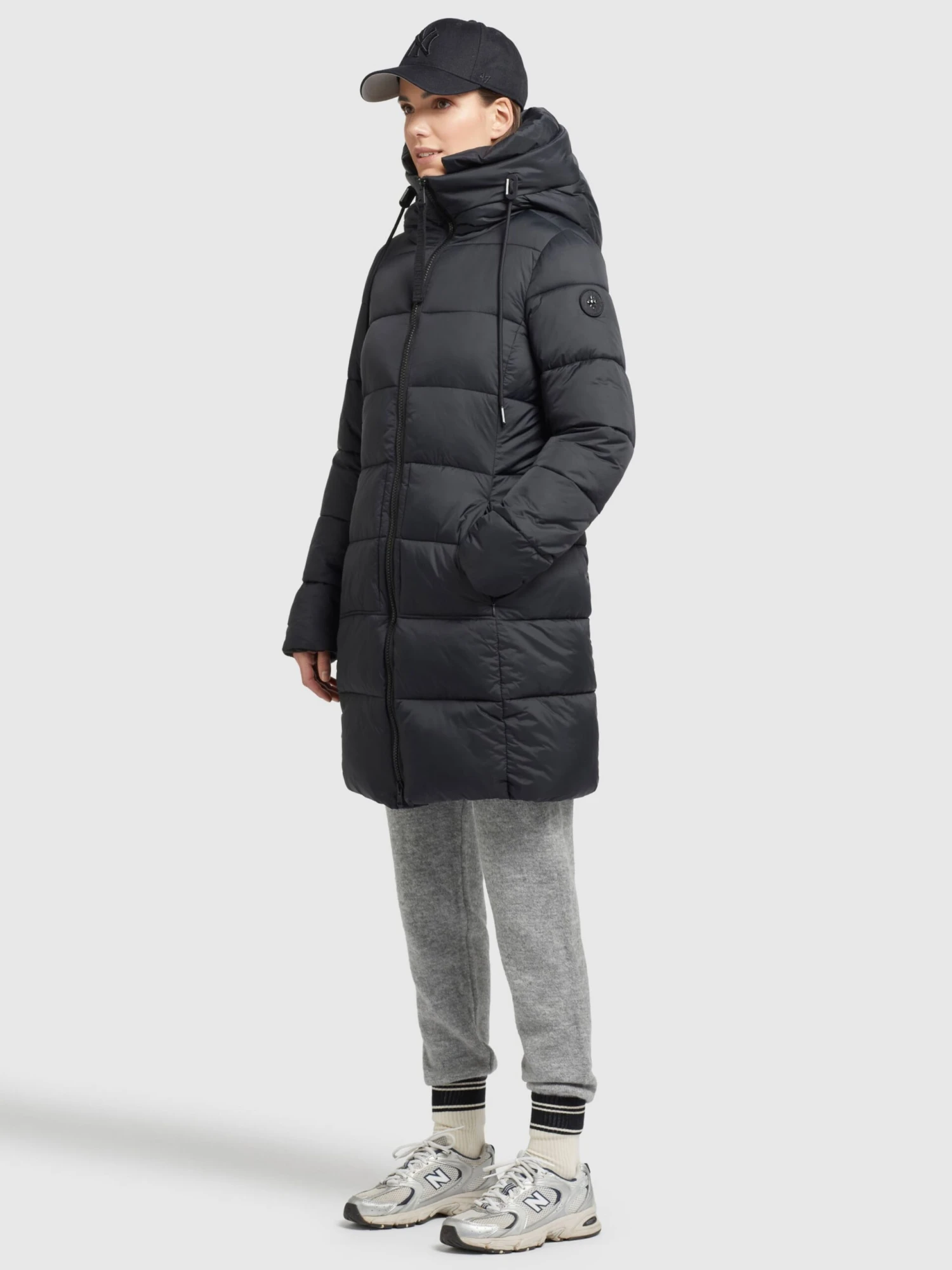 Khujo Wintermantels Wintermantel TUULA Dames Zwart - Afbeelding 5