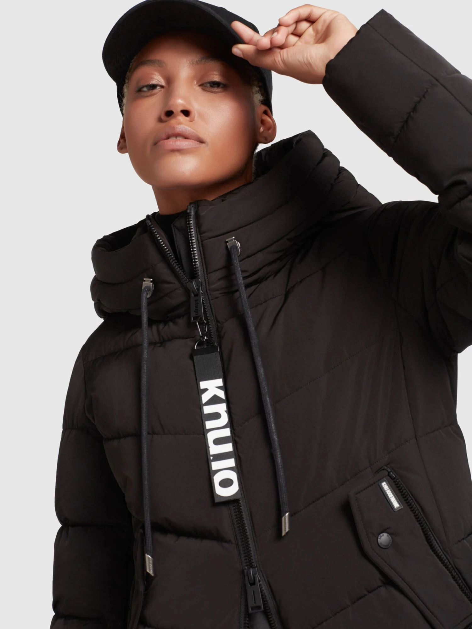 Khujo Wintermantels Wintermantel Ayleena Dames Zwart - Afbeelding 8