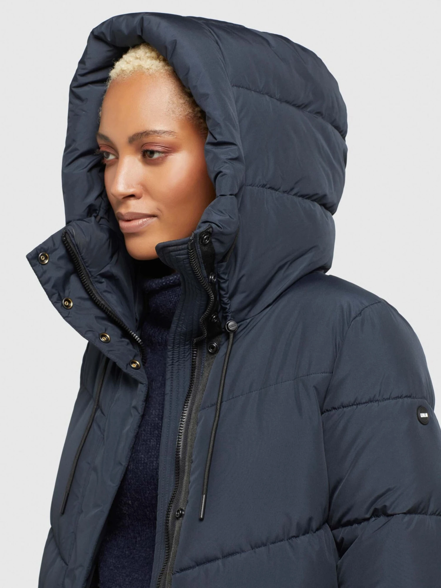 Khujo Wintermantels Wintermantel Shimanta 2 Dames Donkerblauw - Afbeelding 7