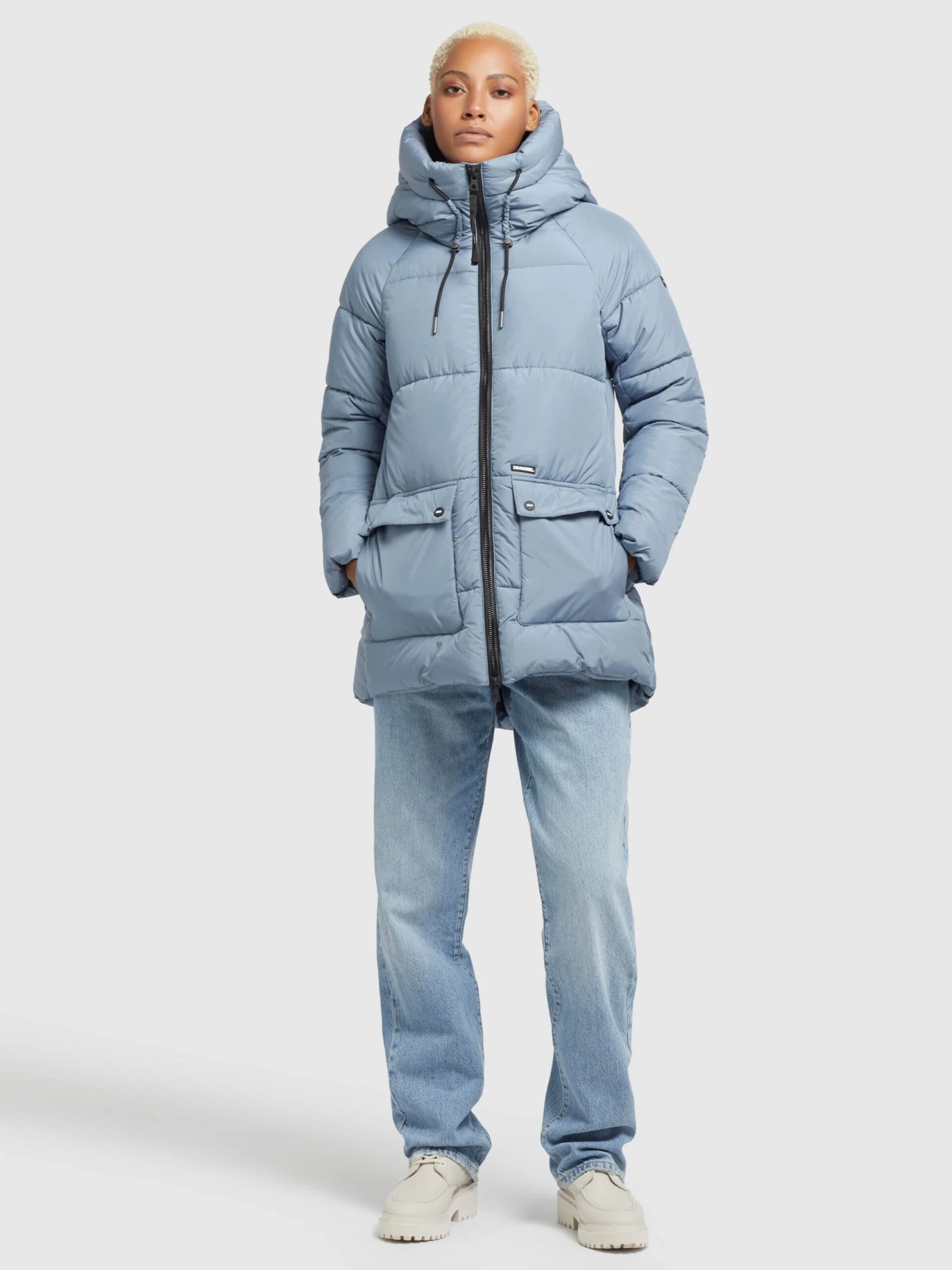 Khujo Tussenjassen Tussenjas Pheobe Dames Lichtblauw - Afbeelding 3