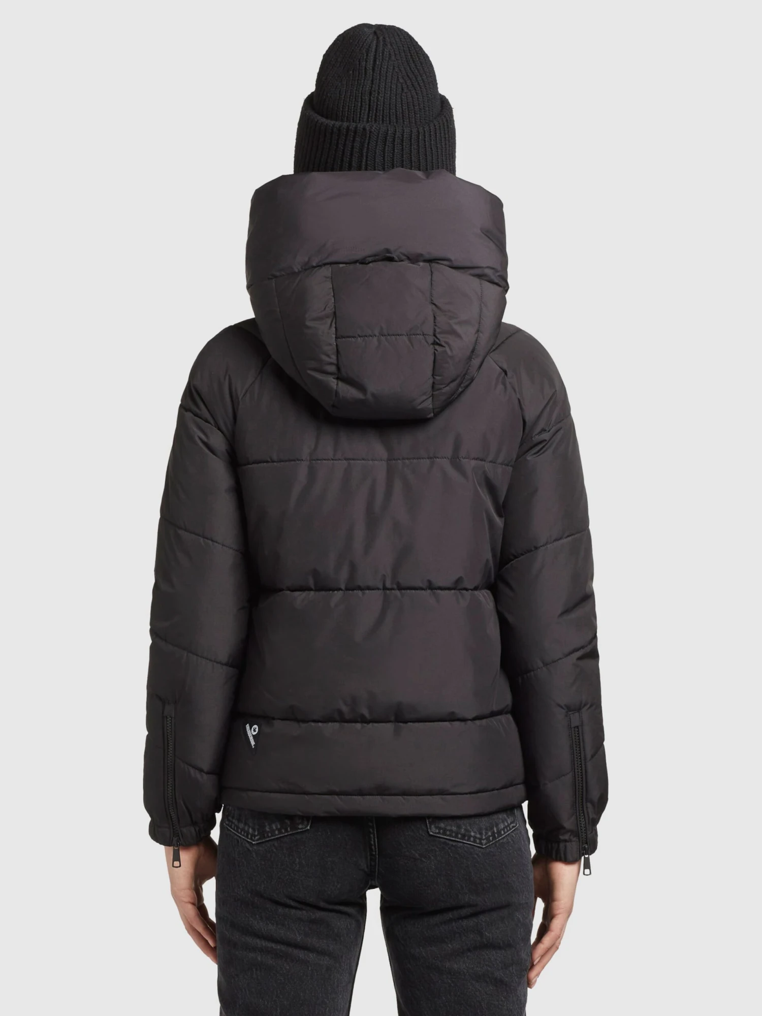 Khujo Winterjassen Winterjas Esila Dames Zwart - Afbeelding 4
