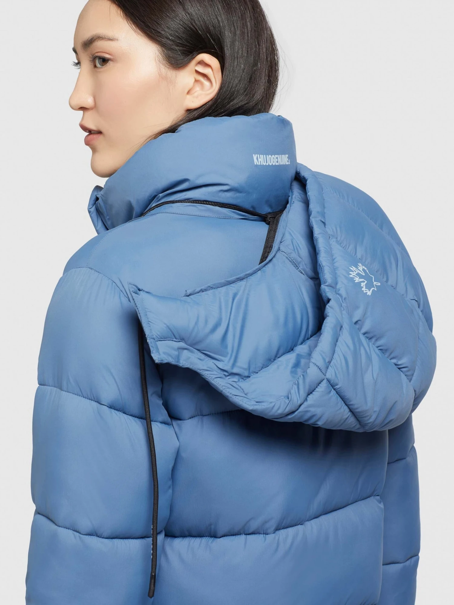 Khujo Wintermantels Wintermantel Julina Dames Blauw - Afbeelding 7