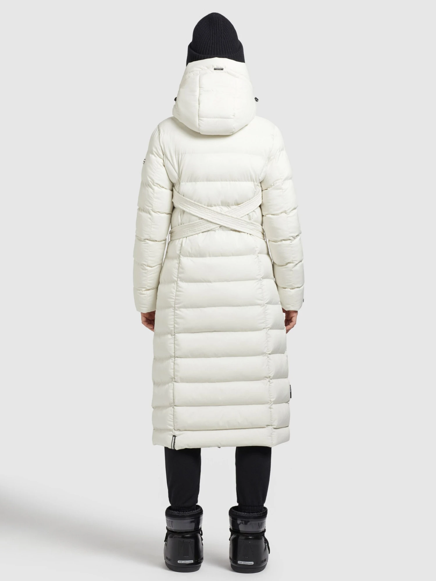 Khujo Wintermantels Wintermantel OLALLA MATT Dames Wolwit - Afbeelding 4