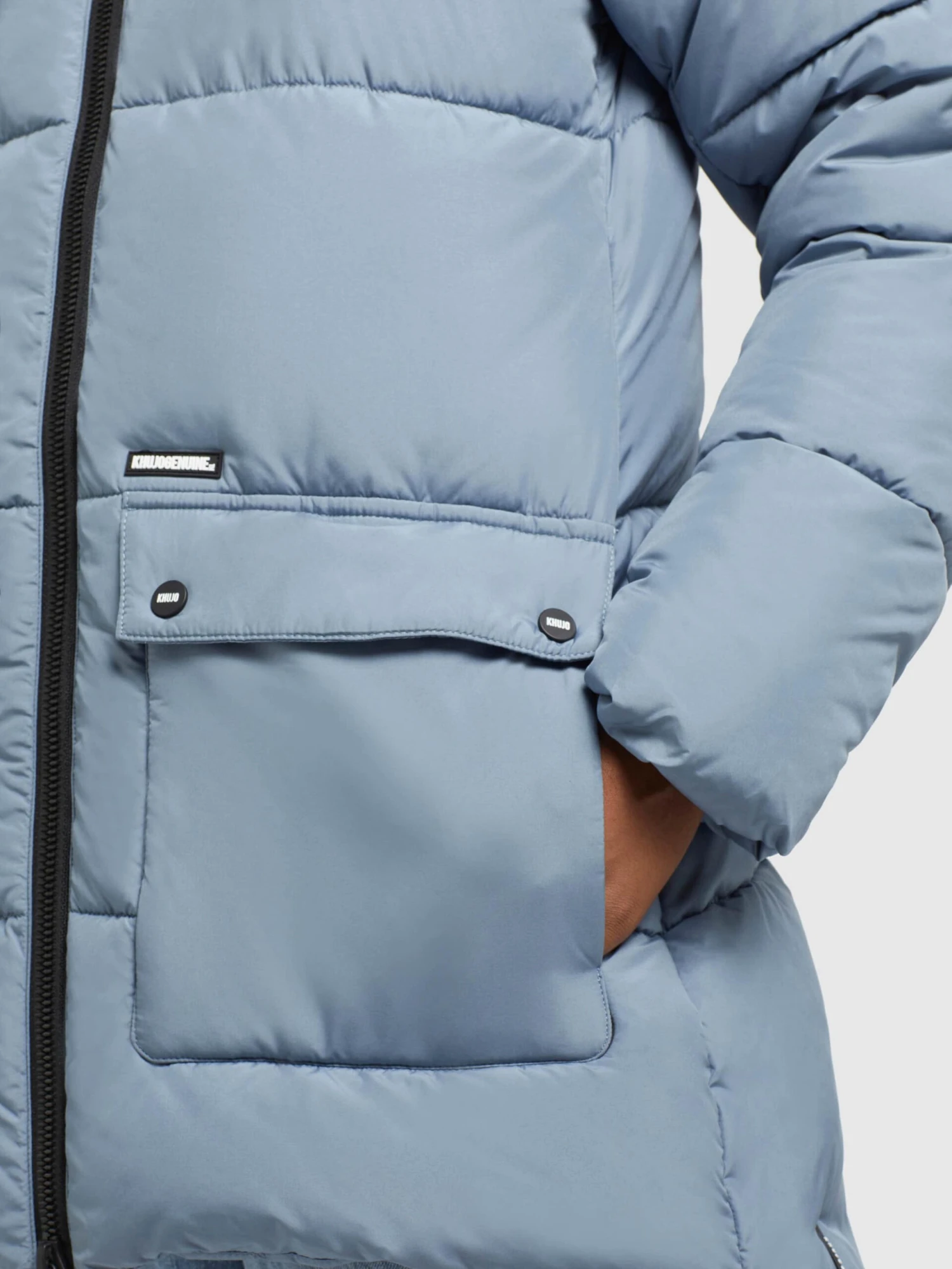 Khujo Tussenjassen Tussenjas Pheobe Dames Lichtblauw - Afbeelding 8