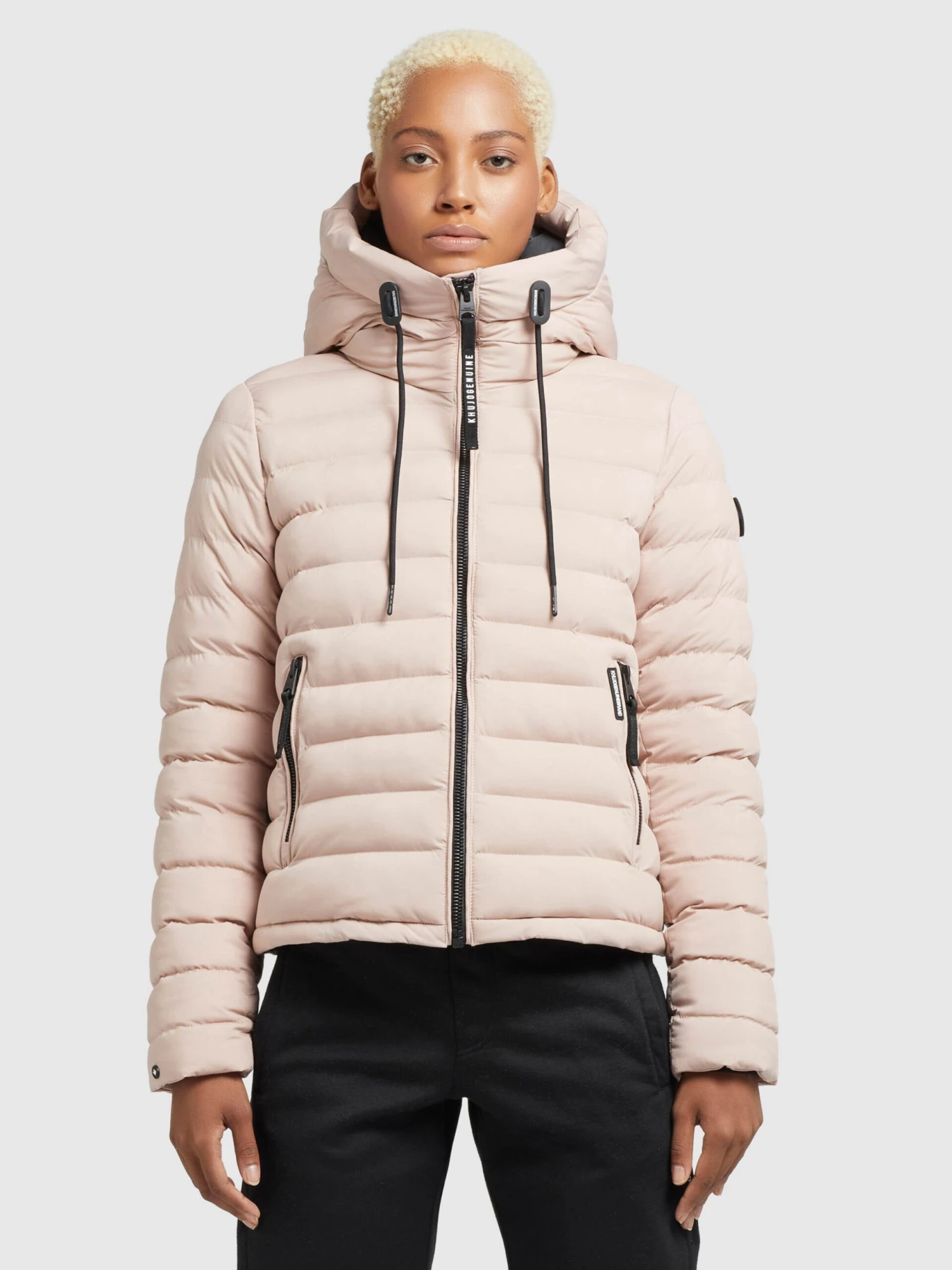 Khujo Tussenjassen Tussenjas Lovina Dames Poederroze - Afbeelding 2