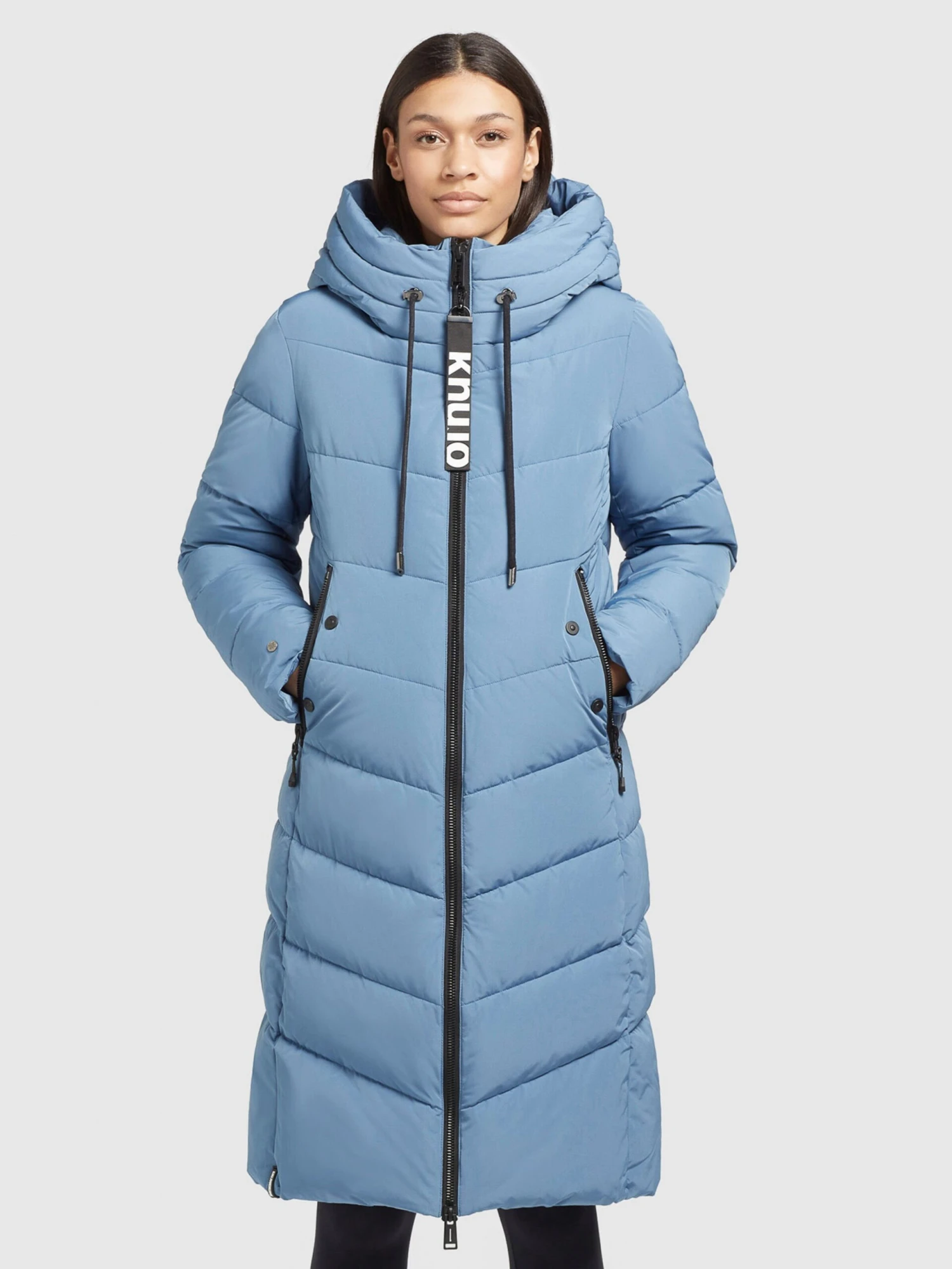 Khujo Wintermantels Wintermantel Ayleena Dames Lichtblauw - Afbeelding 2