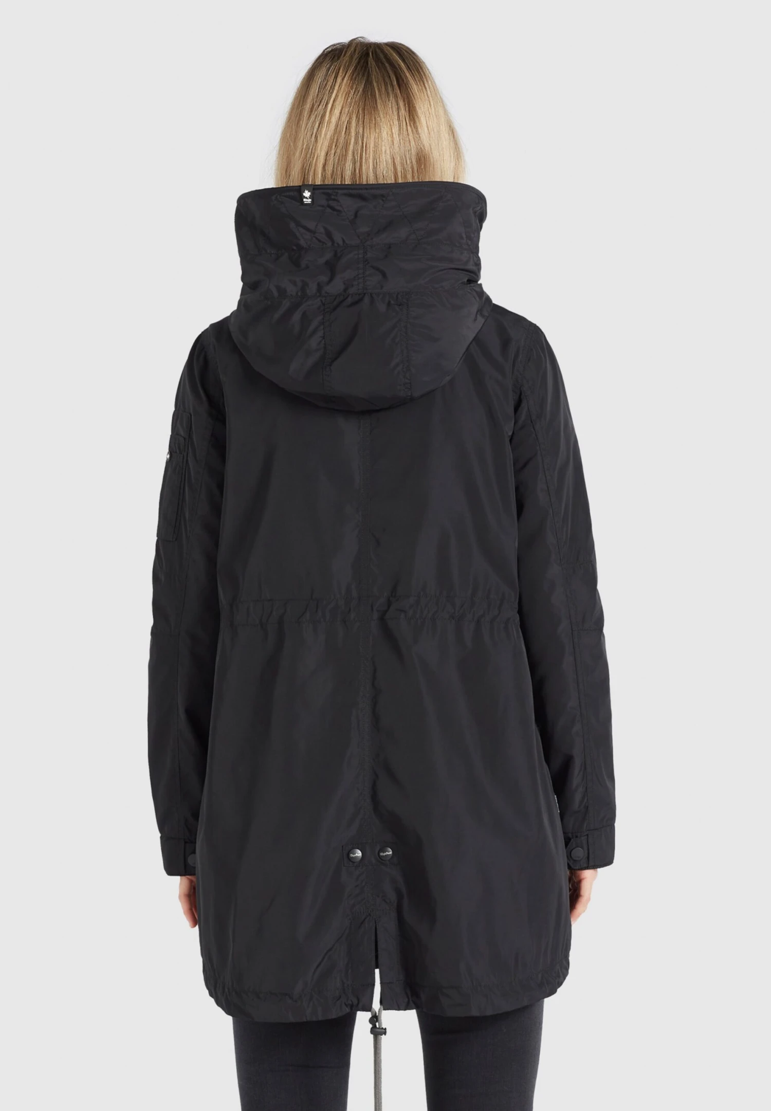 Khujo Parkas Tussenparka Catharina Dames Zwart - Afbeelding 4