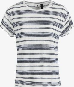 Khujo T-shirts Shirt MATAMA Dames Marine / Wit