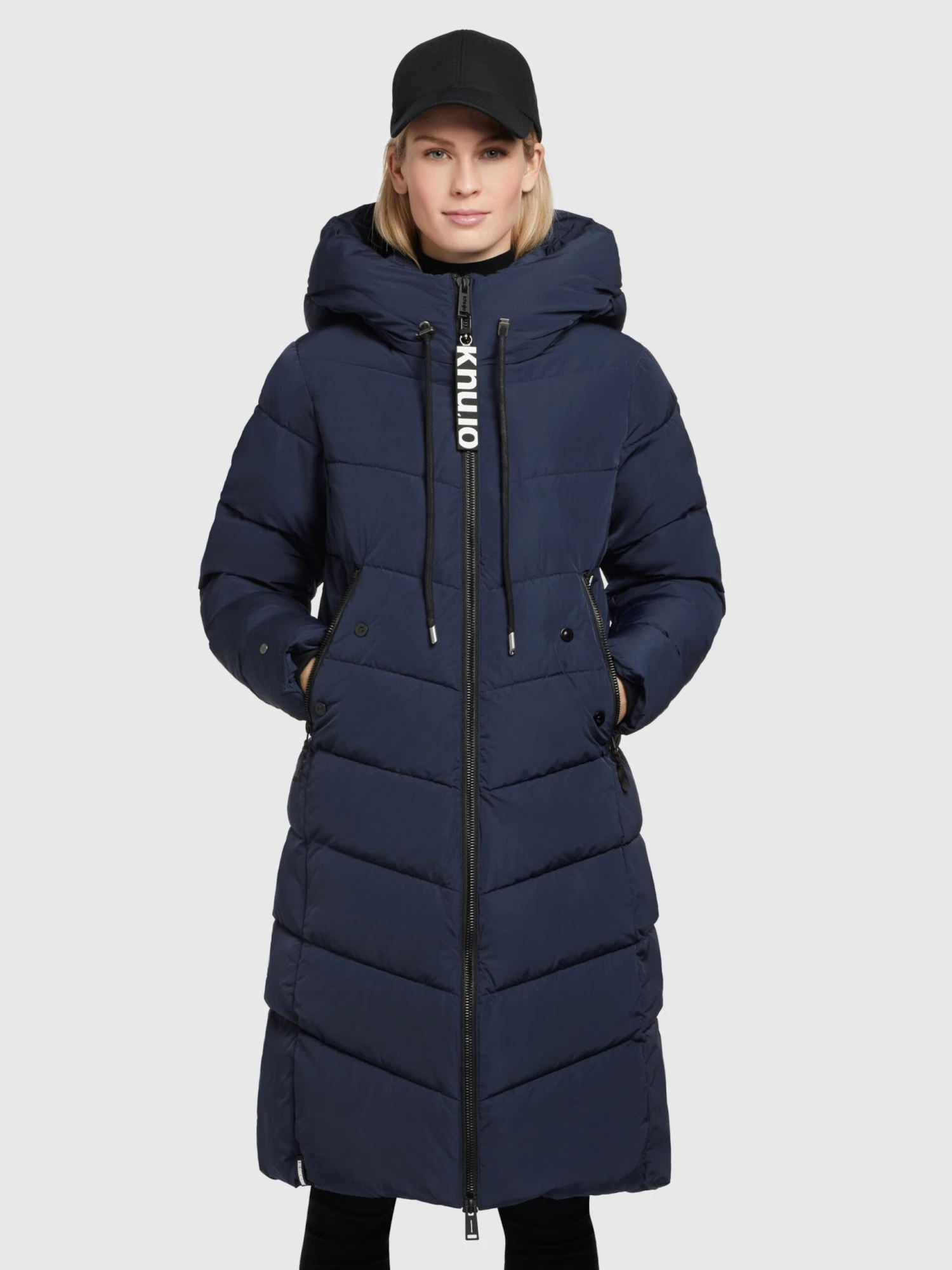 Khujo Tussenmantels Tussenmantel Klayd Dames Donkerblauw - Afbeelding 2