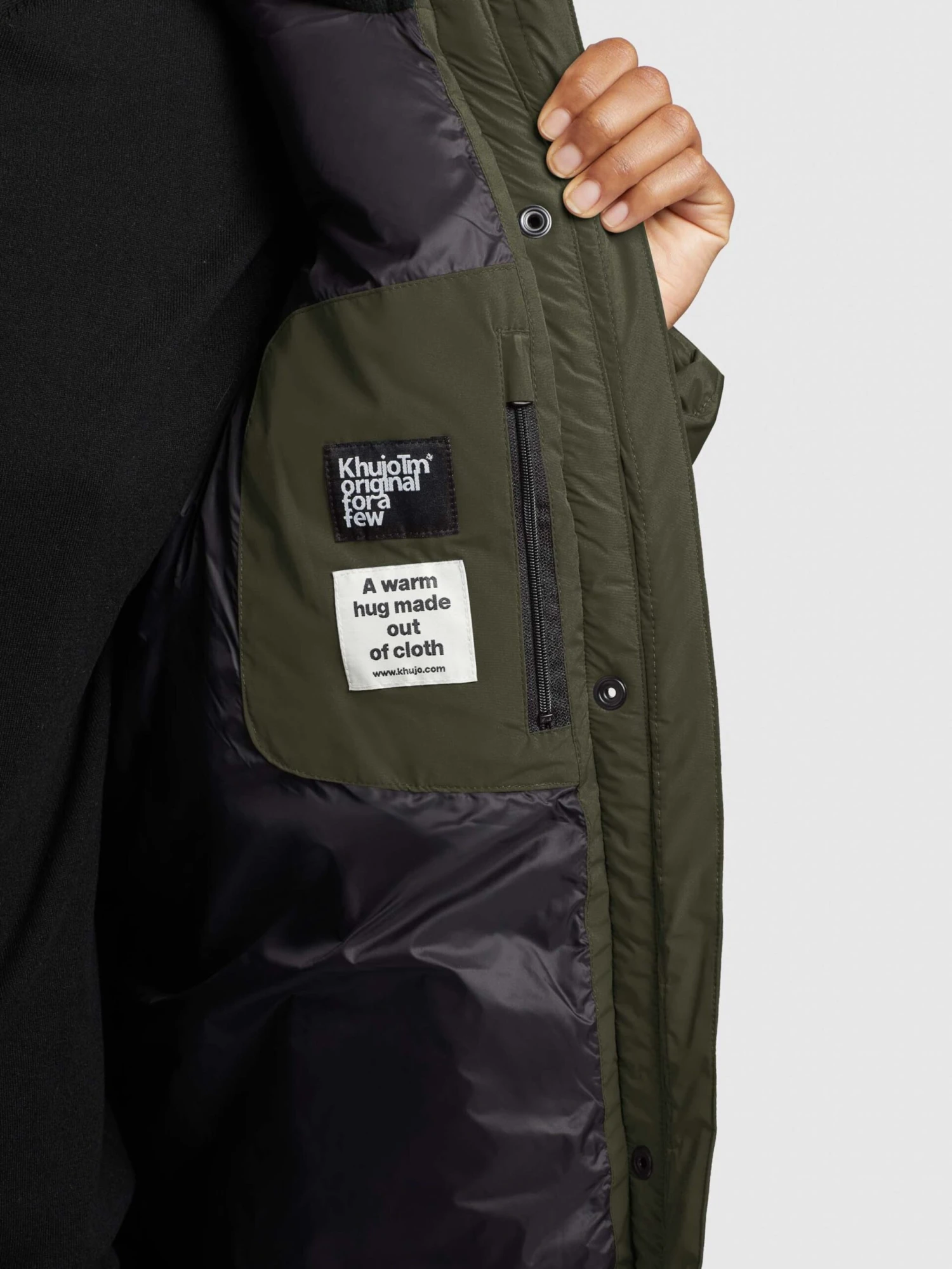 Khujo Wintermantels Wintermantel Tione Dames Donkergroen - Afbeelding 8