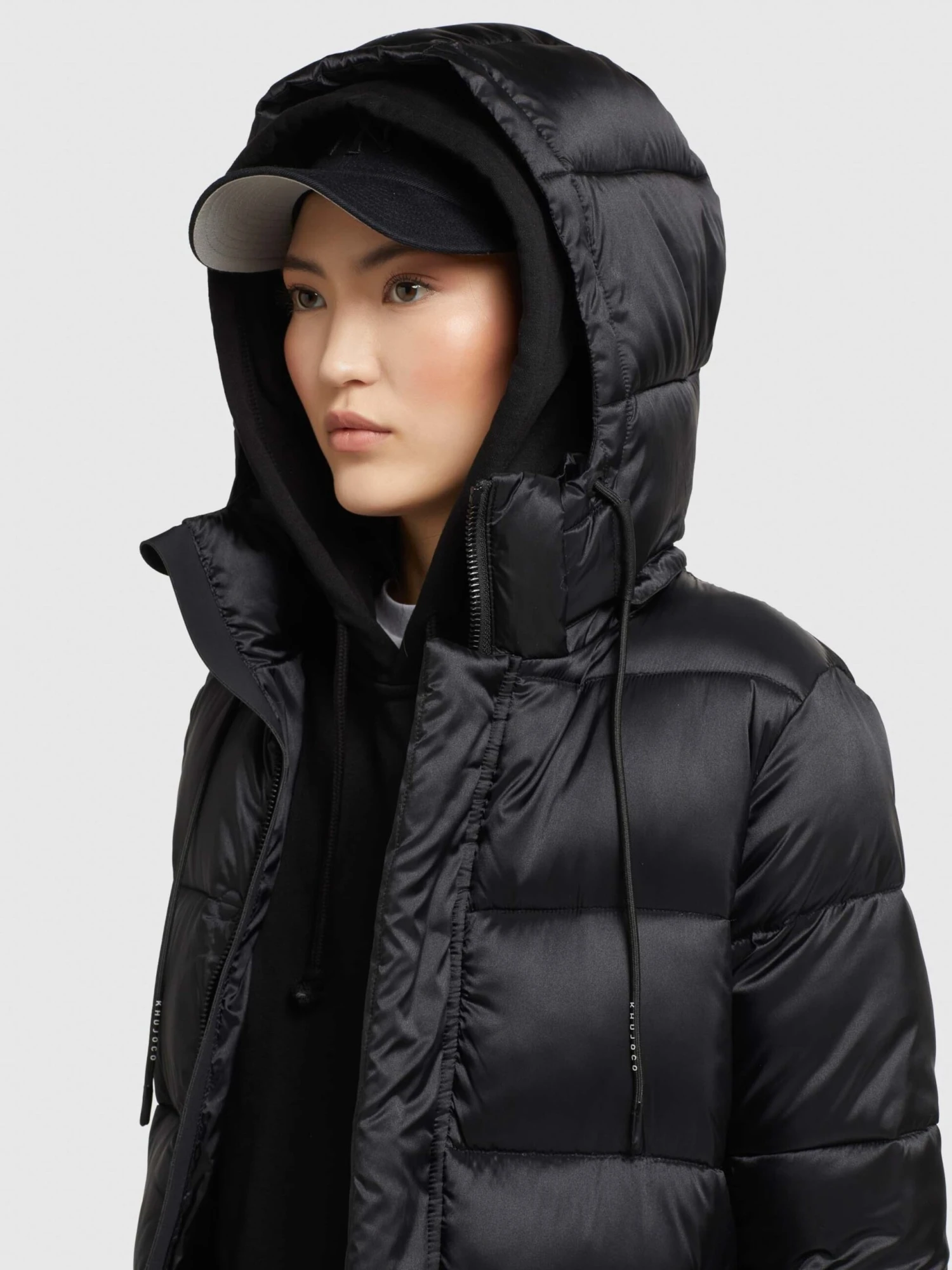 Khujo Wintermantels Wintermantel Julina Dames Zwart - Afbeelding 7