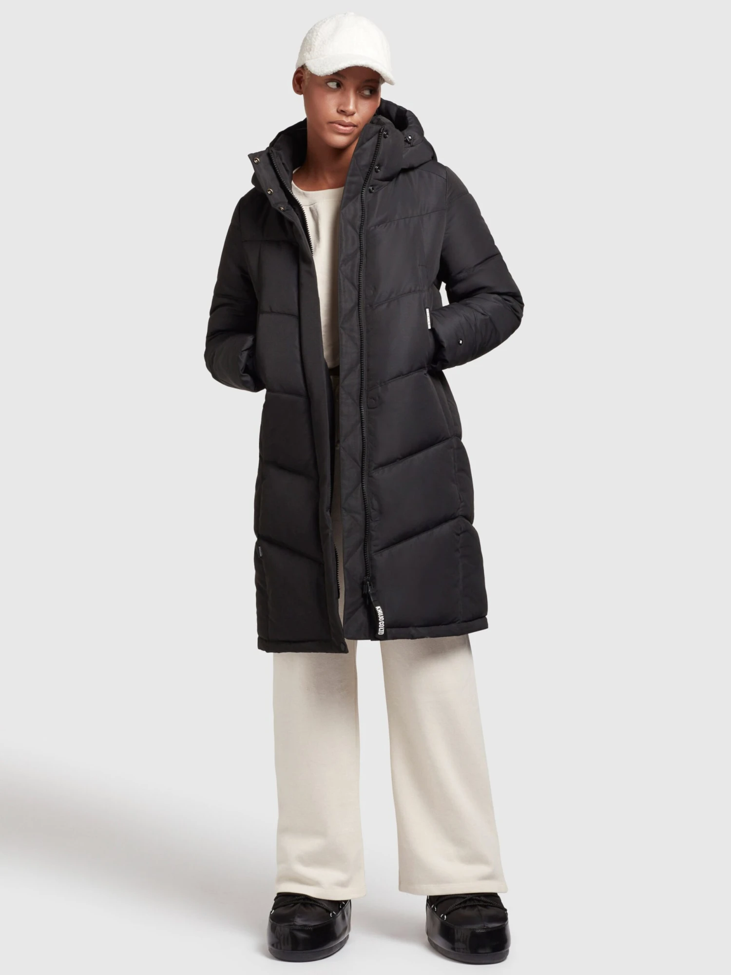 Khujo Wintermantels Wintermantel Limetta Dames Zwart - Afbeelding 5