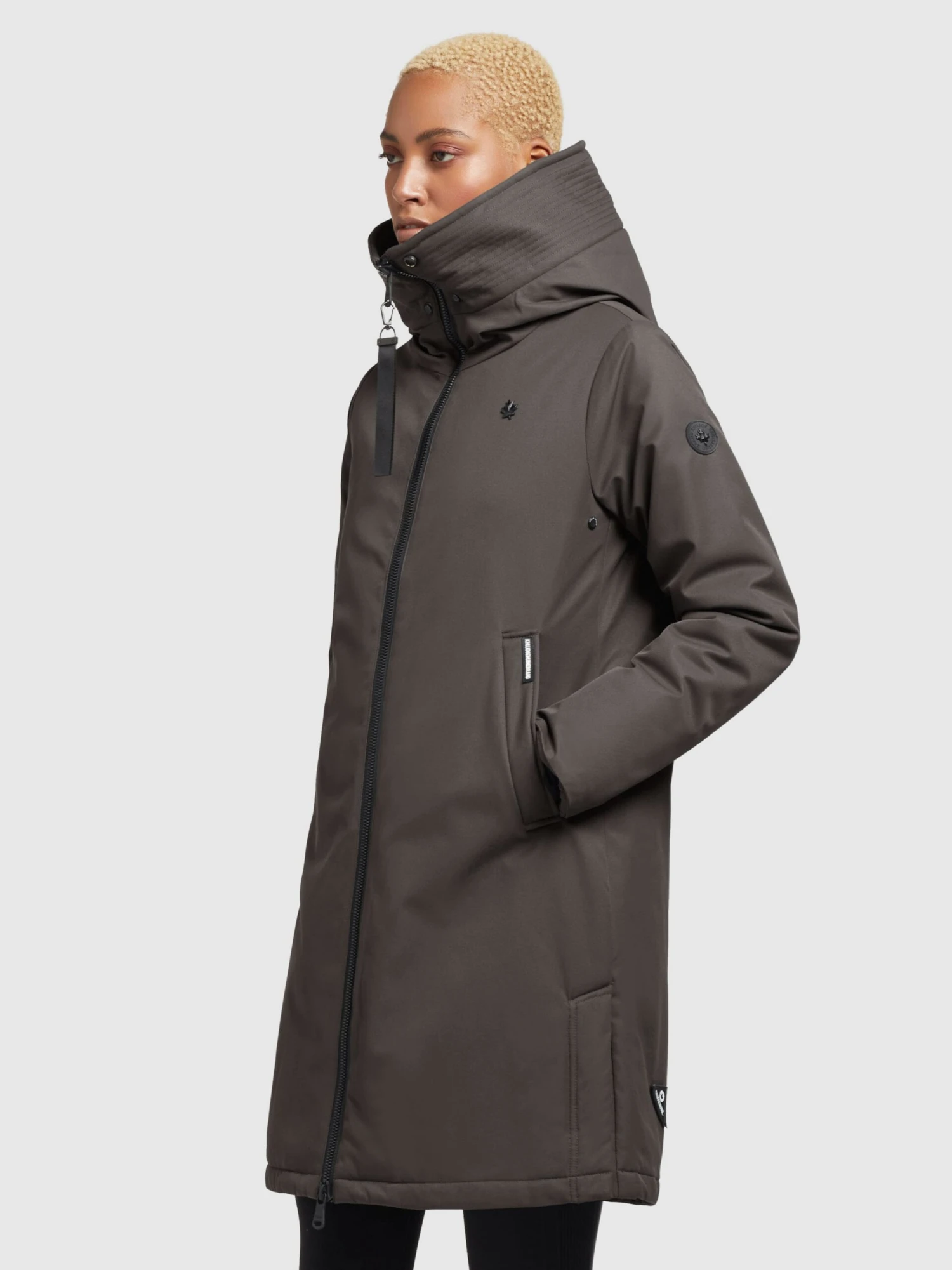 Khujo Tussenmantels Tussenmantel LISAD Dames Donkergrijs - Afbeelding 4