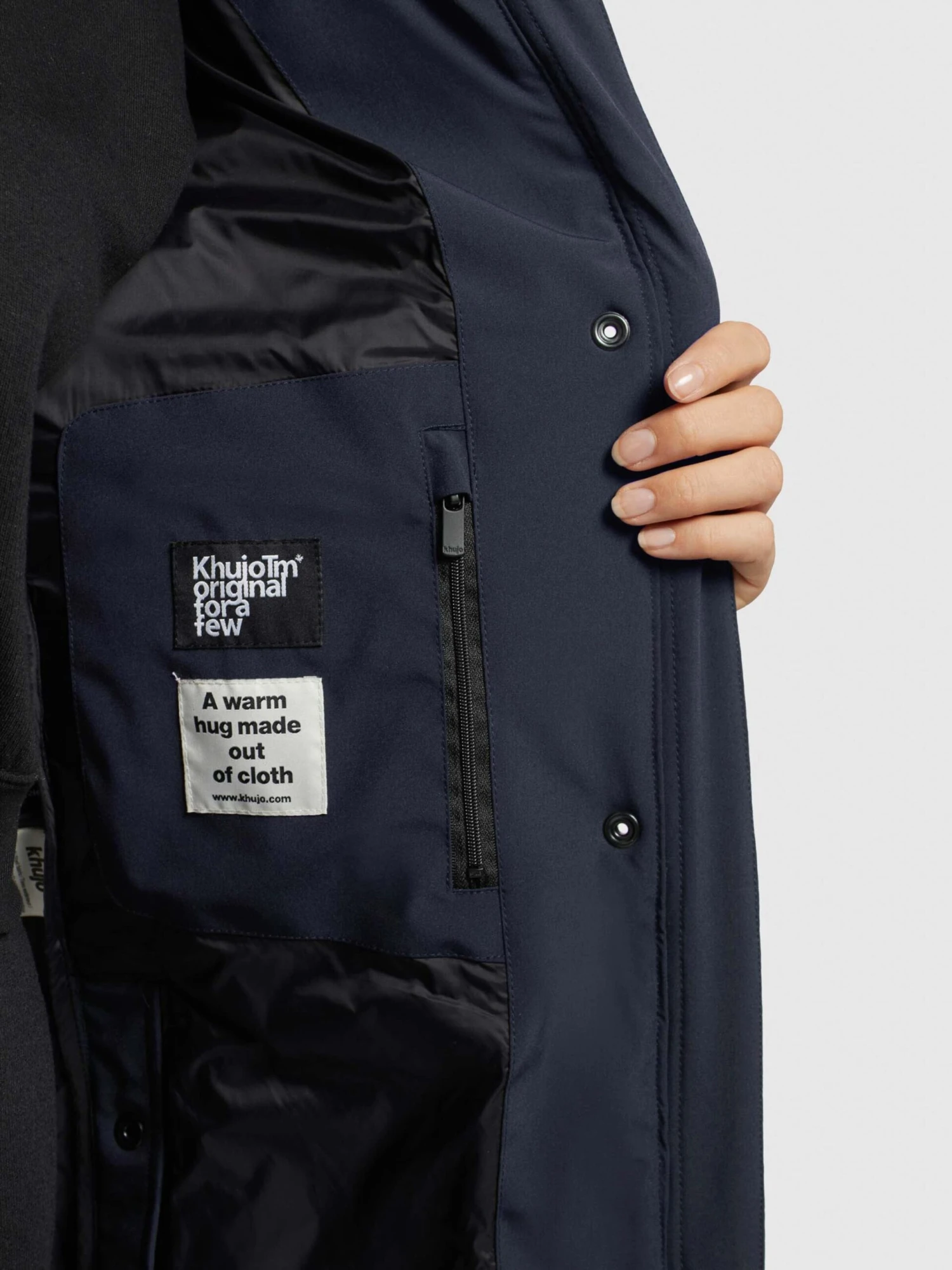 Khujo Tussenmantels Tussenmantel Namita Dames Navy - Afbeelding 8