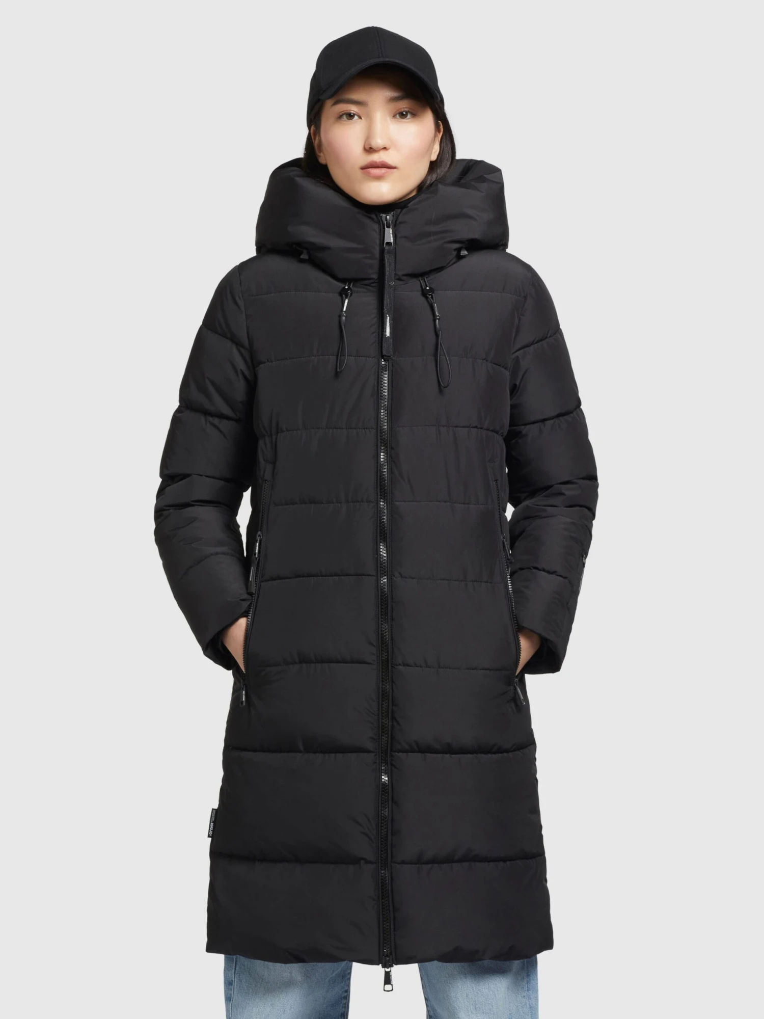 Khujo Wintermantels Wintermantel Jilias Dames Zwart - Afbeelding 2