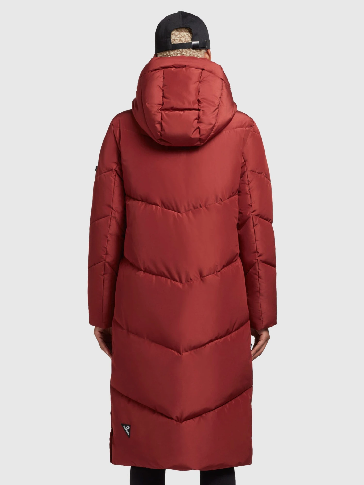 Khujo Tussenmantels Tussenmantel Dames Donkerrood - Afbeelding 4