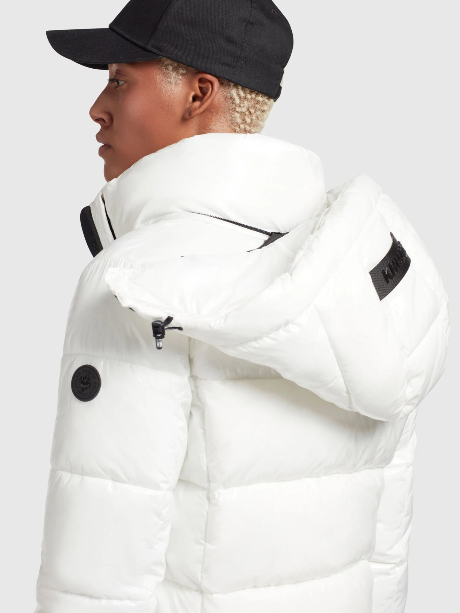 Khujo Winterjassen Winterjas Fala Dames Wit - Afbeelding 8