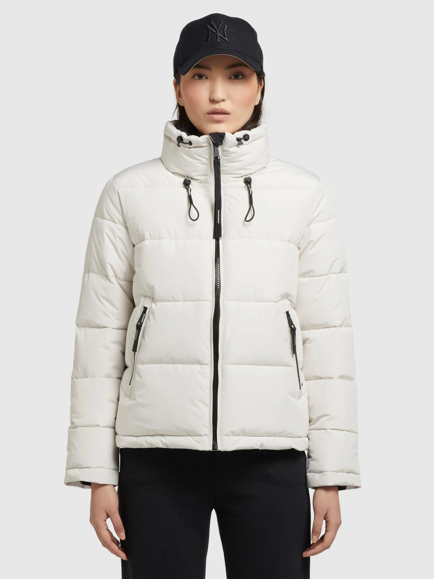 Khujo Winterjassen Winterjas Tuba Dames Offwhite - Afbeelding 2