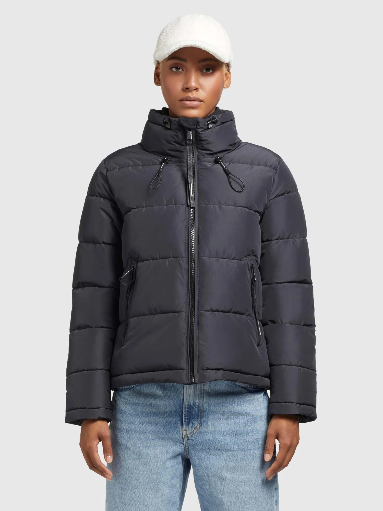 Khujo Winterjassen Winterjas Tuba 3 Dames Smoky Blue - Afbeelding 4