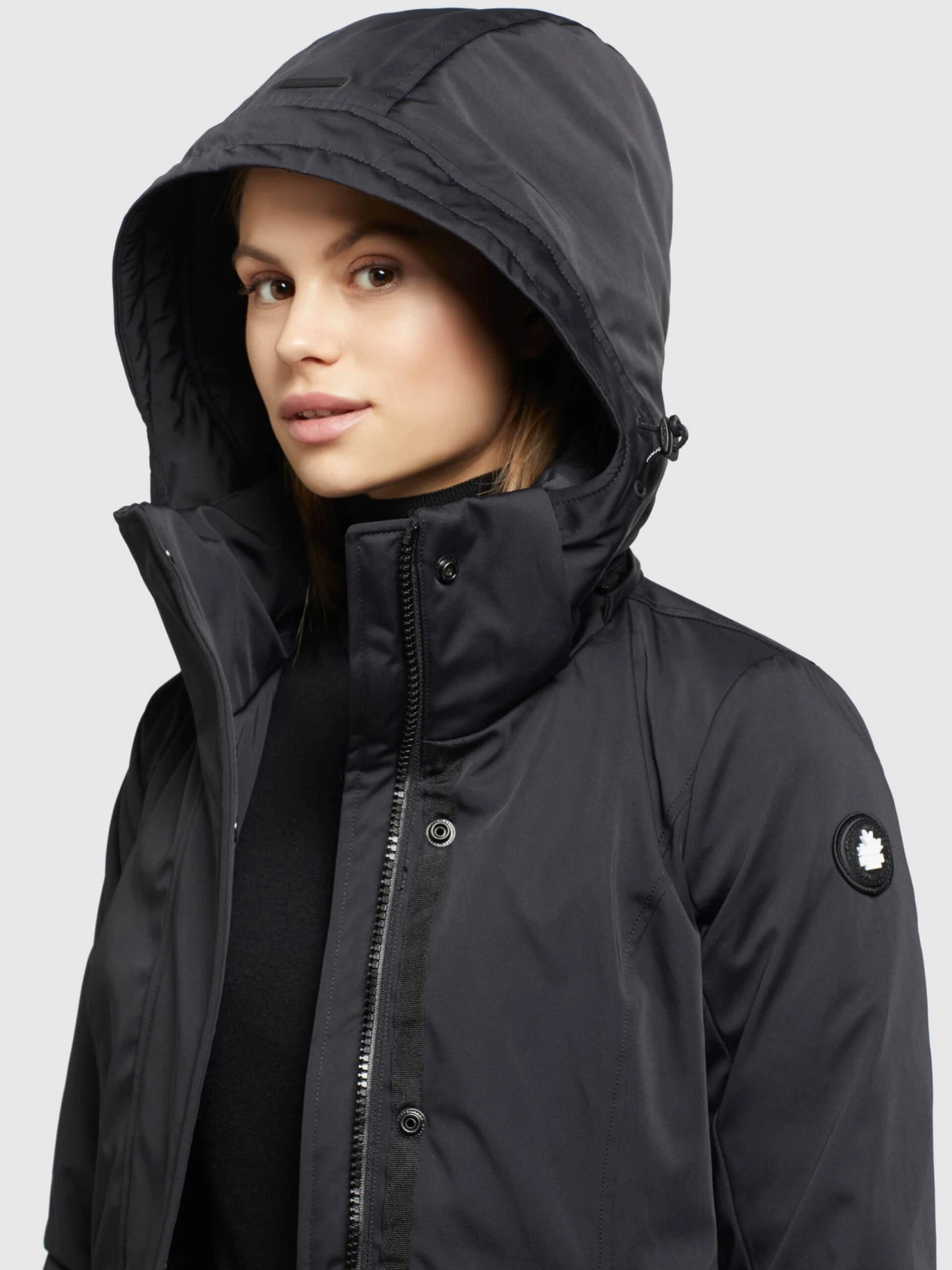 Khujo Wintermantels Wintermantel Blossom Dames Zwart - Afbeelding 7