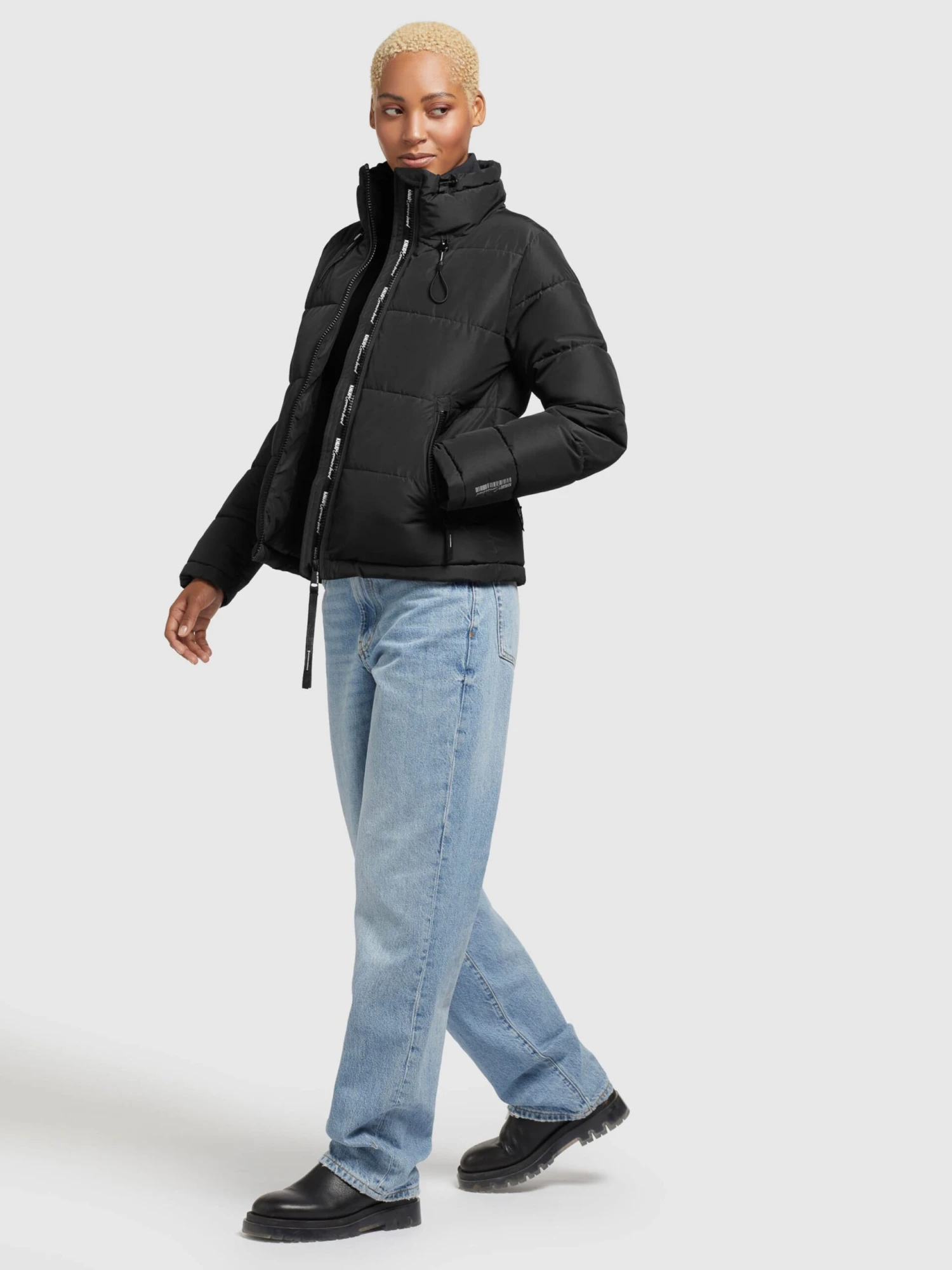 Khujo Winterjassen Winterjas Tuba Dames Zwart - Afbeelding 6