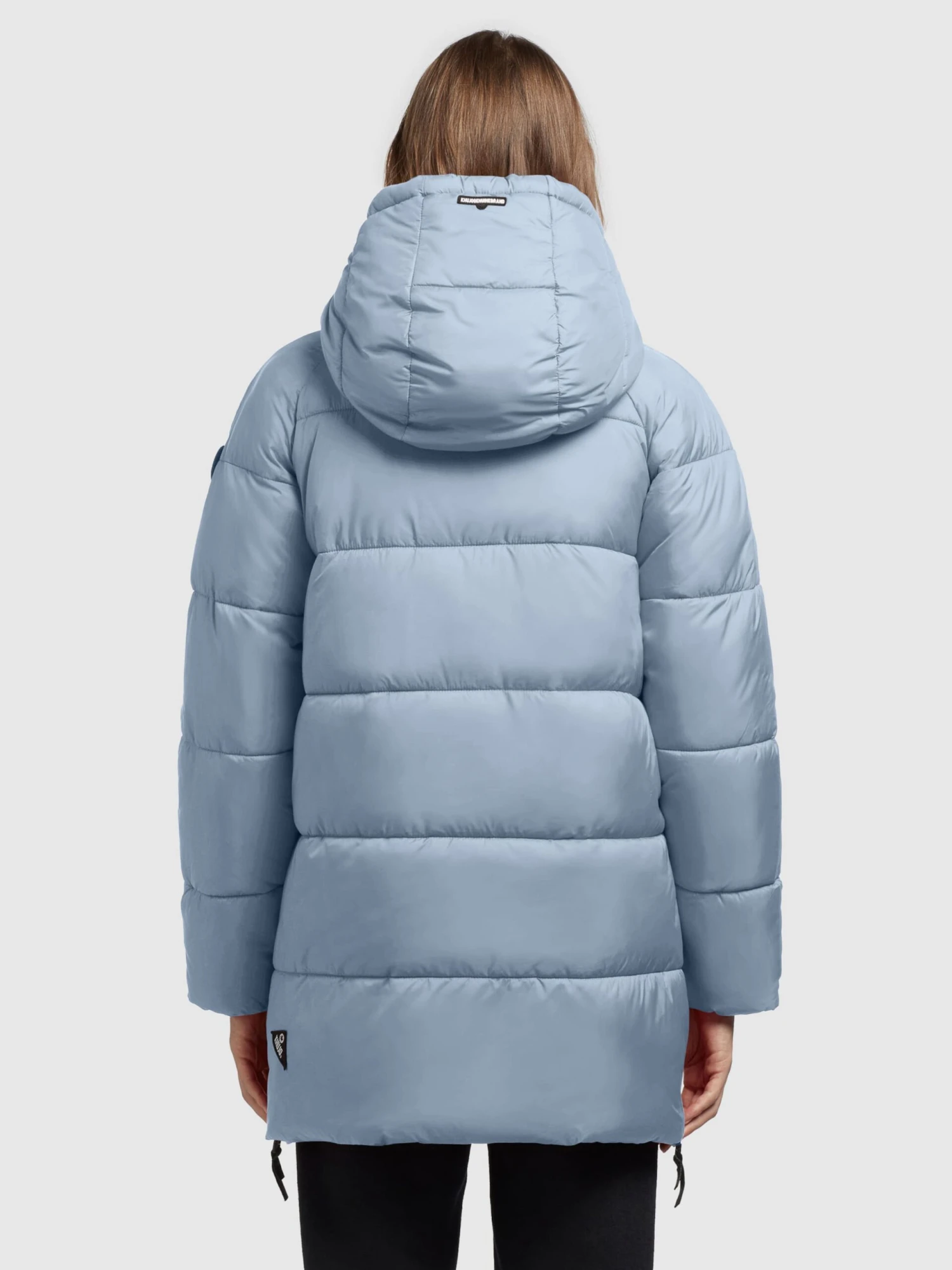 Khujo Winterjassen Winterjas Franee Dames Lichtblauw - Afbeelding 4