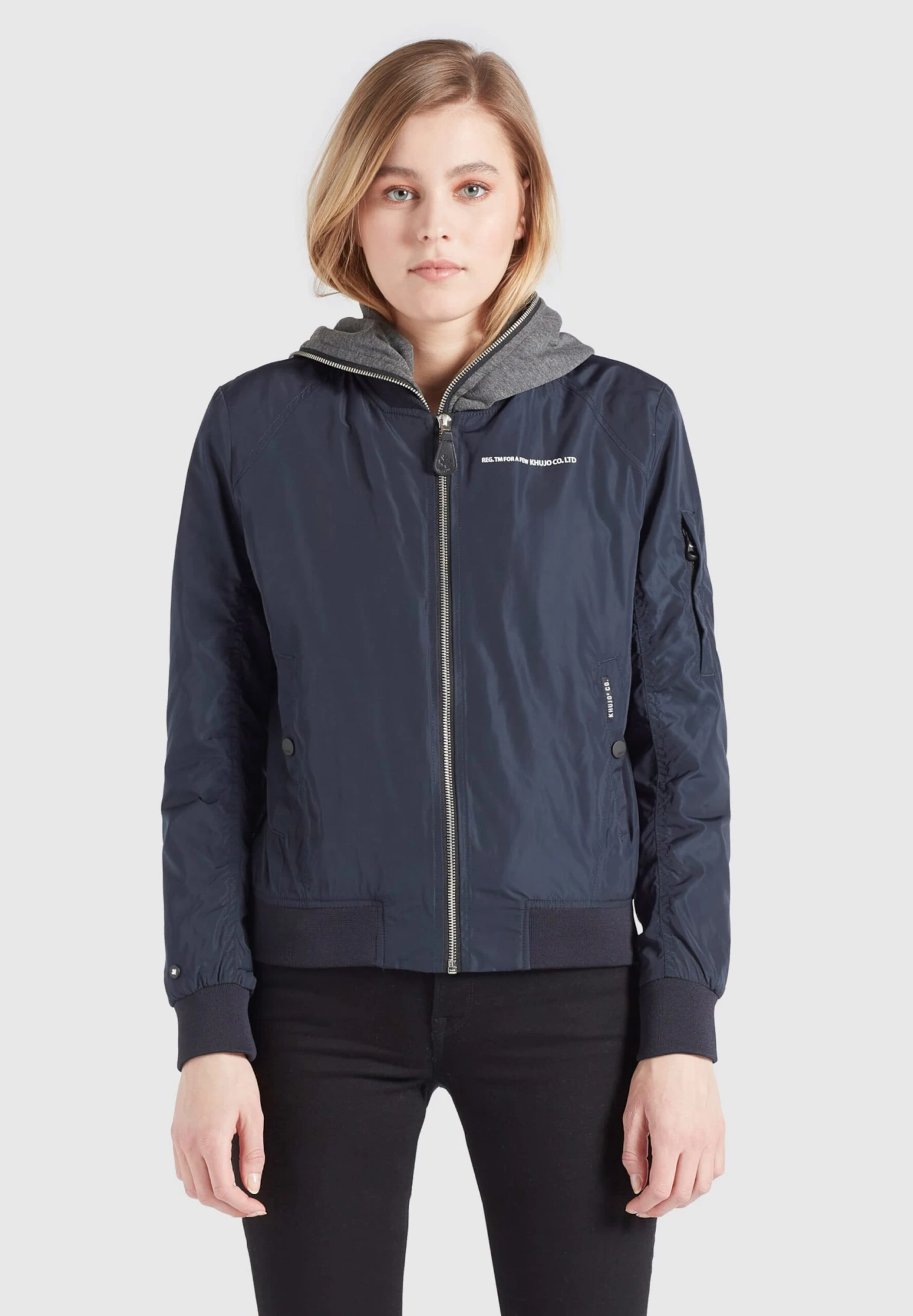 Khujo Winterjassen Winterjas Larifa Dames Nachtblauw - Afbeelding 2