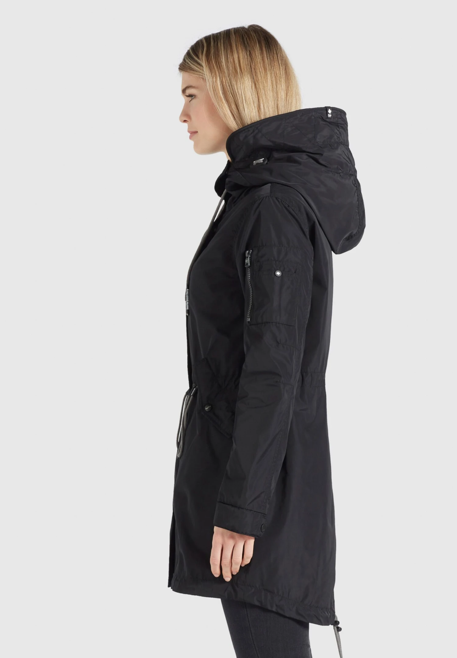 Khujo Parkas Tussenparka Catharina Dames Zwart - Afbeelding 3