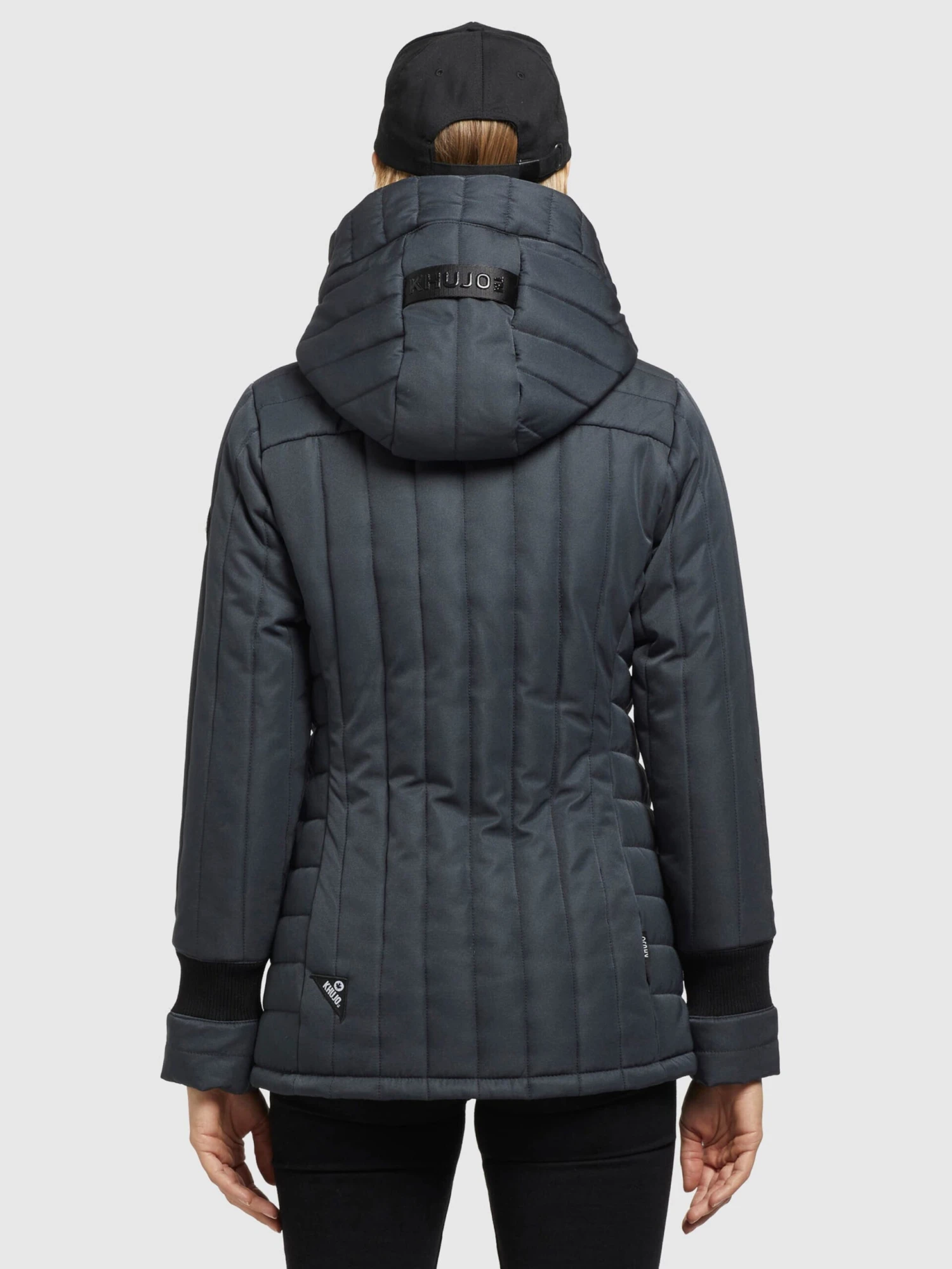 Khujo Winterjassen Winterjas TWEETY PRIME6 STRUCTURED Dames Blauw - Afbeelding 3