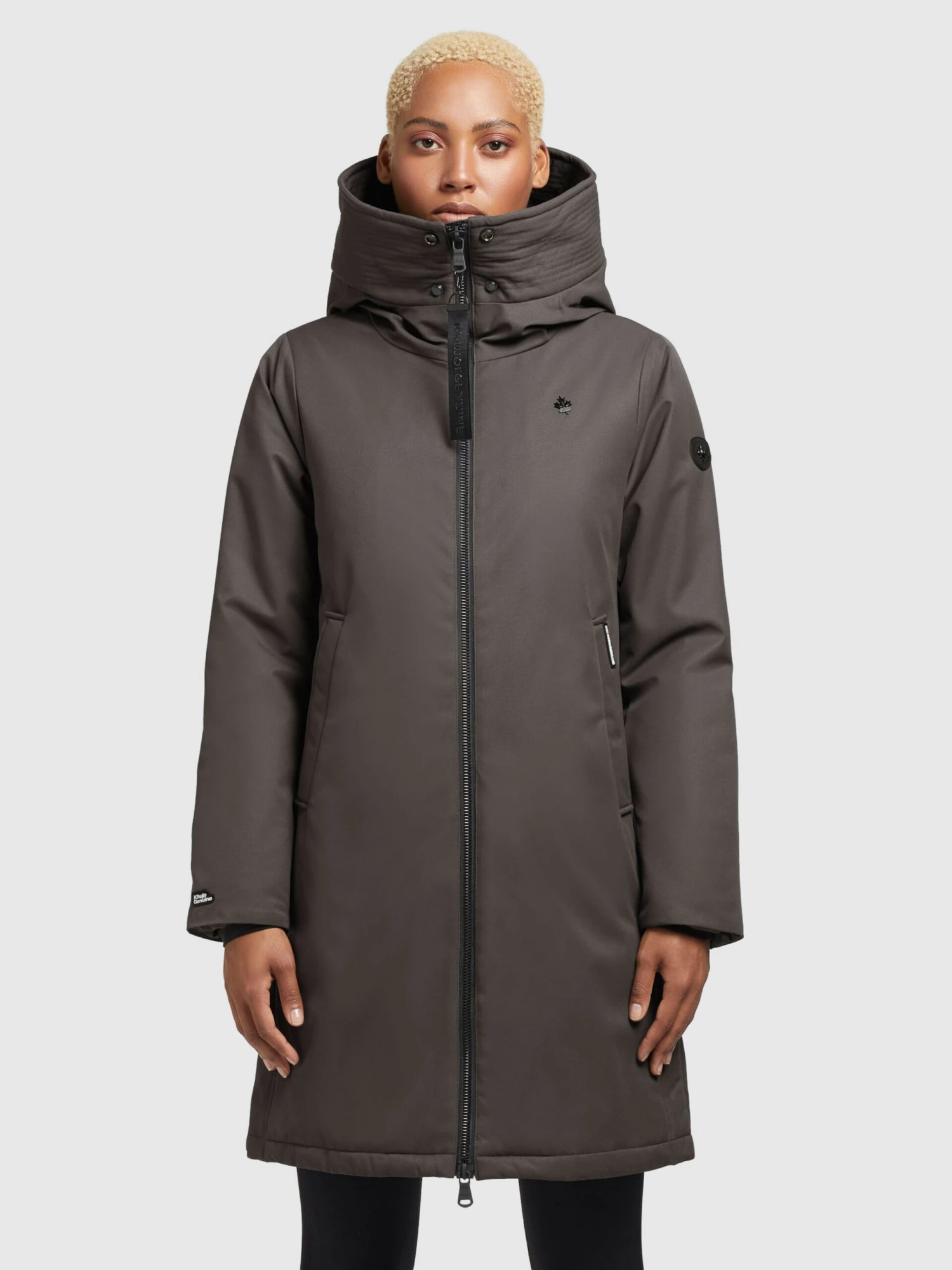 Khujo Tussenmantels Tussenmantel LISAD Dames Donkergrijs - Afbeelding 2