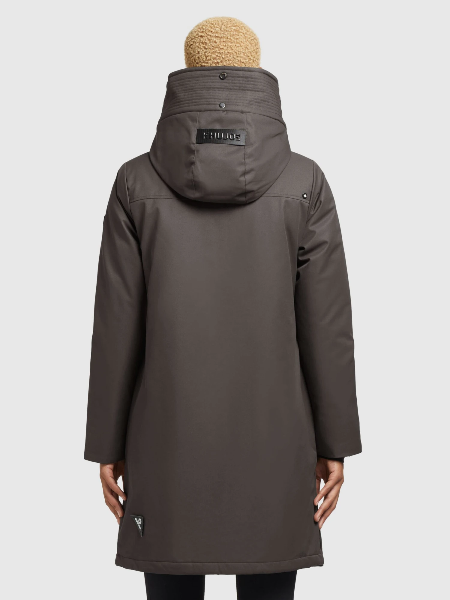 Khujo Tussenmantels Tussenmantel LISAD Dames Donkergrijs - Afbeelding 3