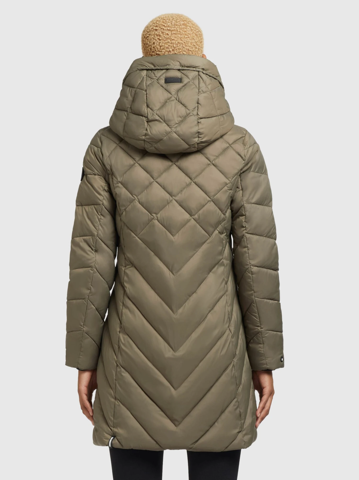 Khujo Tussenmantels Tussenmantel Aneth Dames Kaki - Afbeelding 4