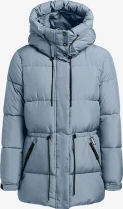 Khujo Winterjassen Winterjas Leviani2 Dames Duifblauw