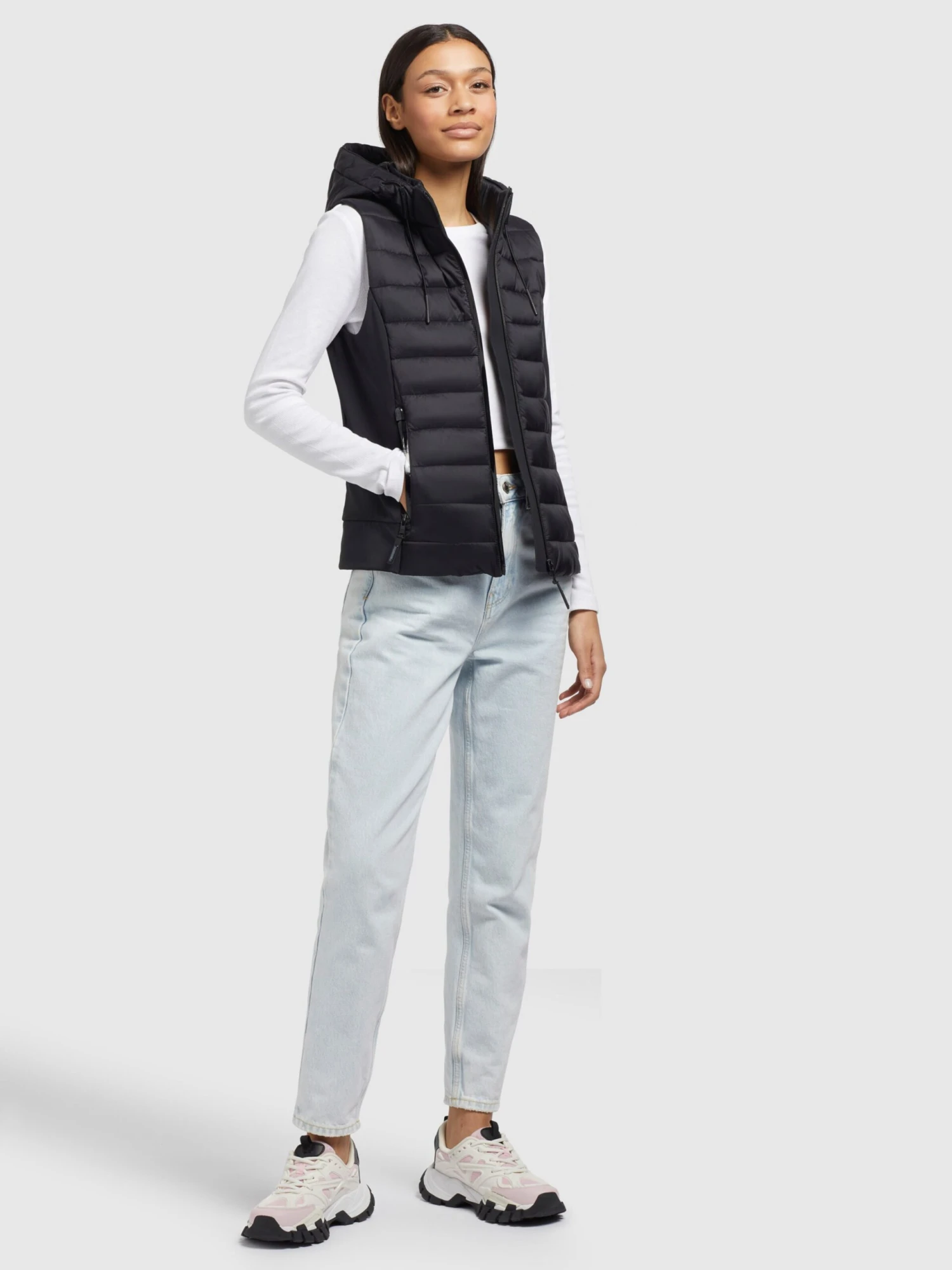 Khujo Bodywarmers Bodywarmer Fabia Matt Dames Zwart - Afbeelding 6