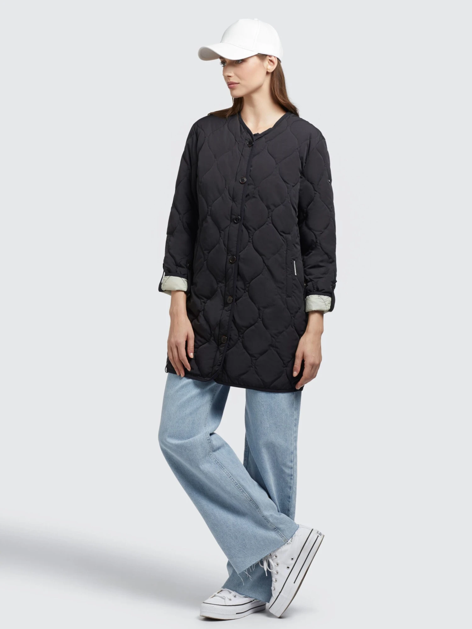 Khujo Tussenmantels Tussenmantel SIRA Dames Zwart - Afbeelding 3