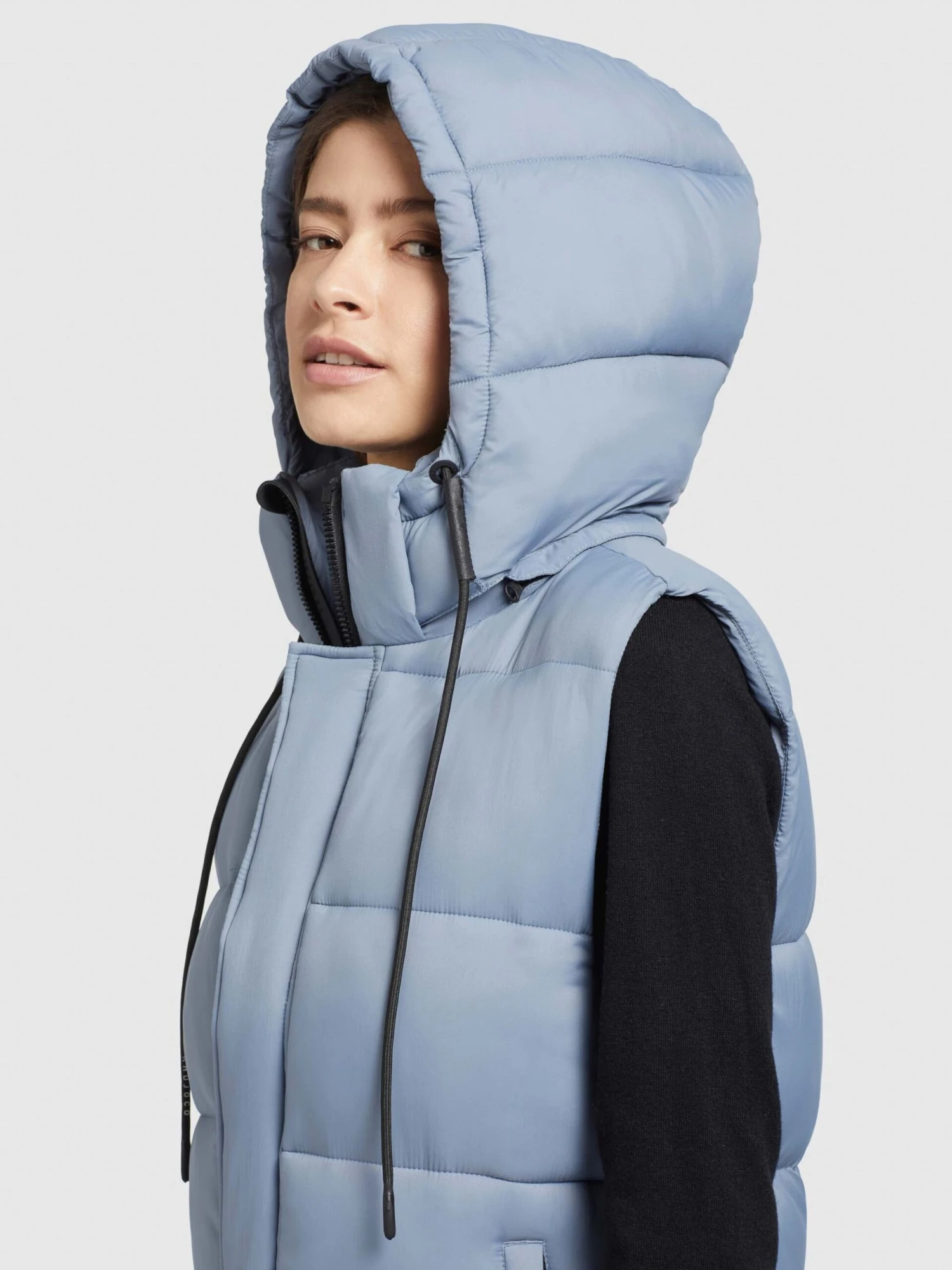 Khujo Bodywarmers Bodywarmer Eden Dames Lichtblauw - Afbeelding 7