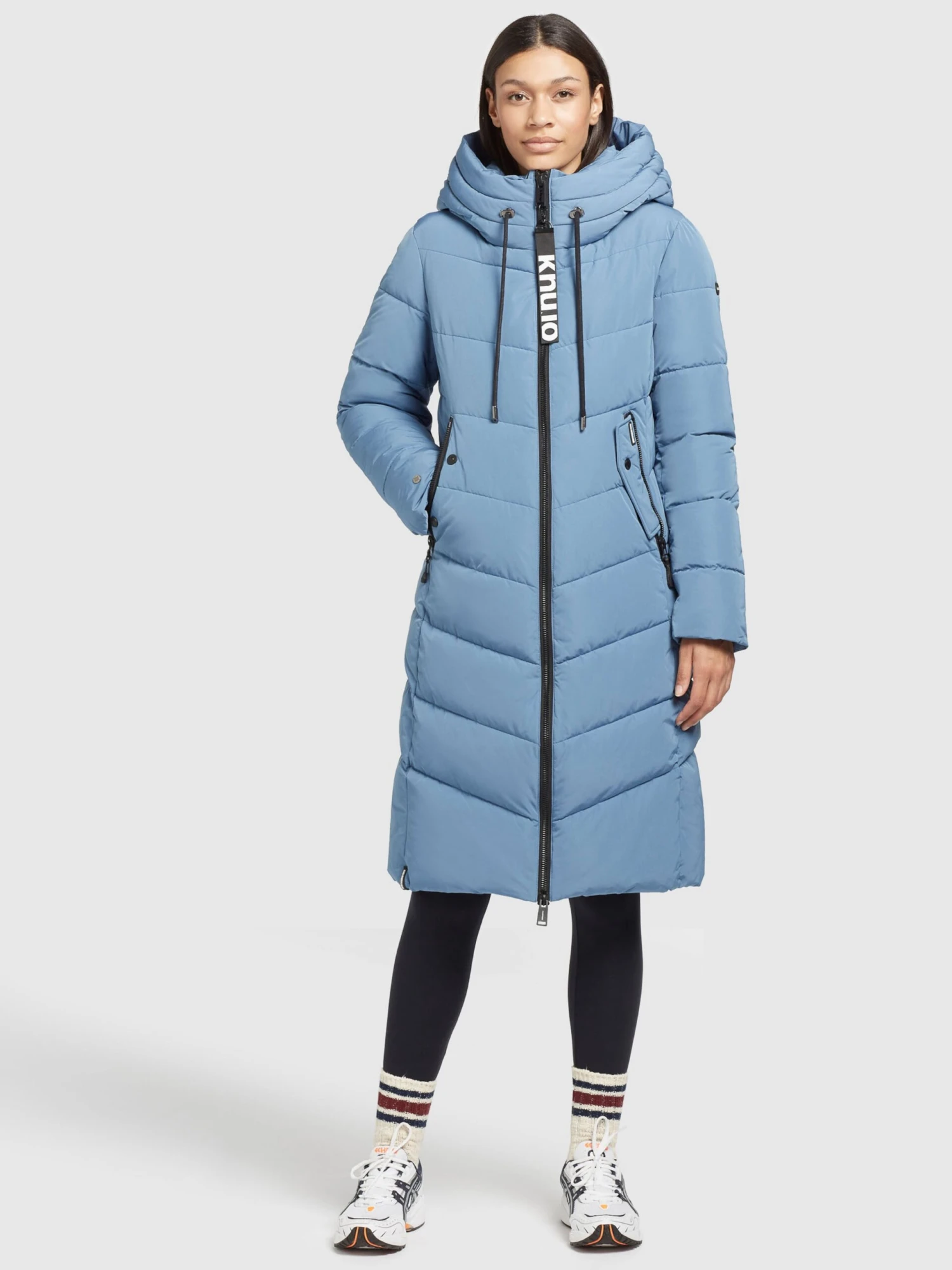 Khujo Wintermantels Wintermantel Ayleena Dames Lichtblauw - Afbeelding 3