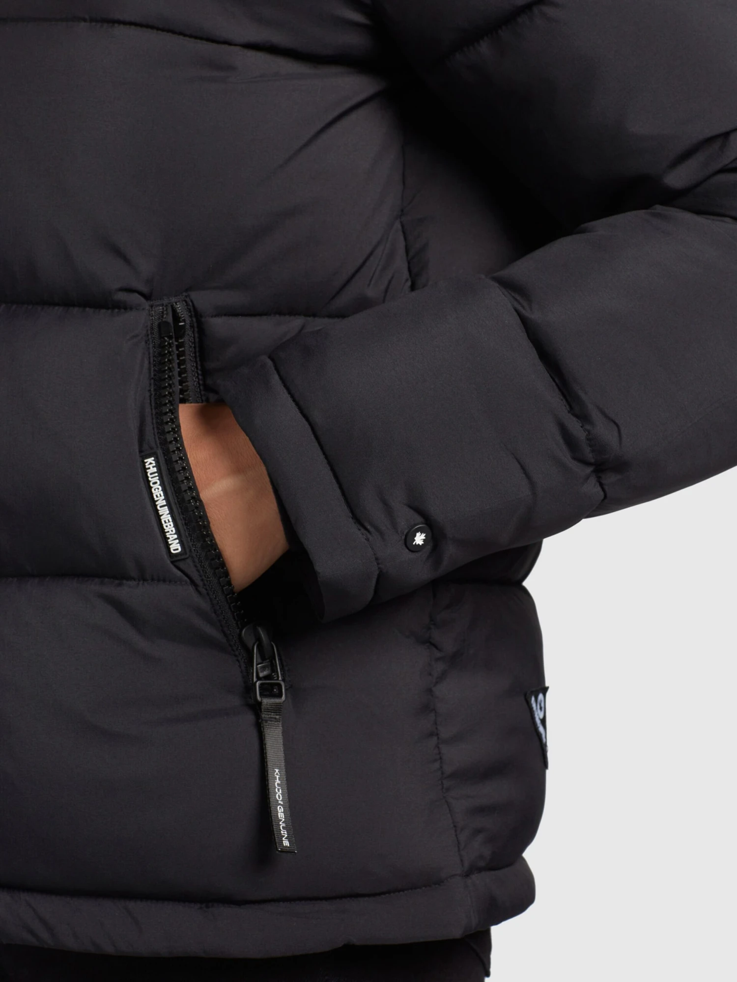 Khujo Winterjassen Winterjas Blondie Matt Dames Zwart - Afbeelding 8