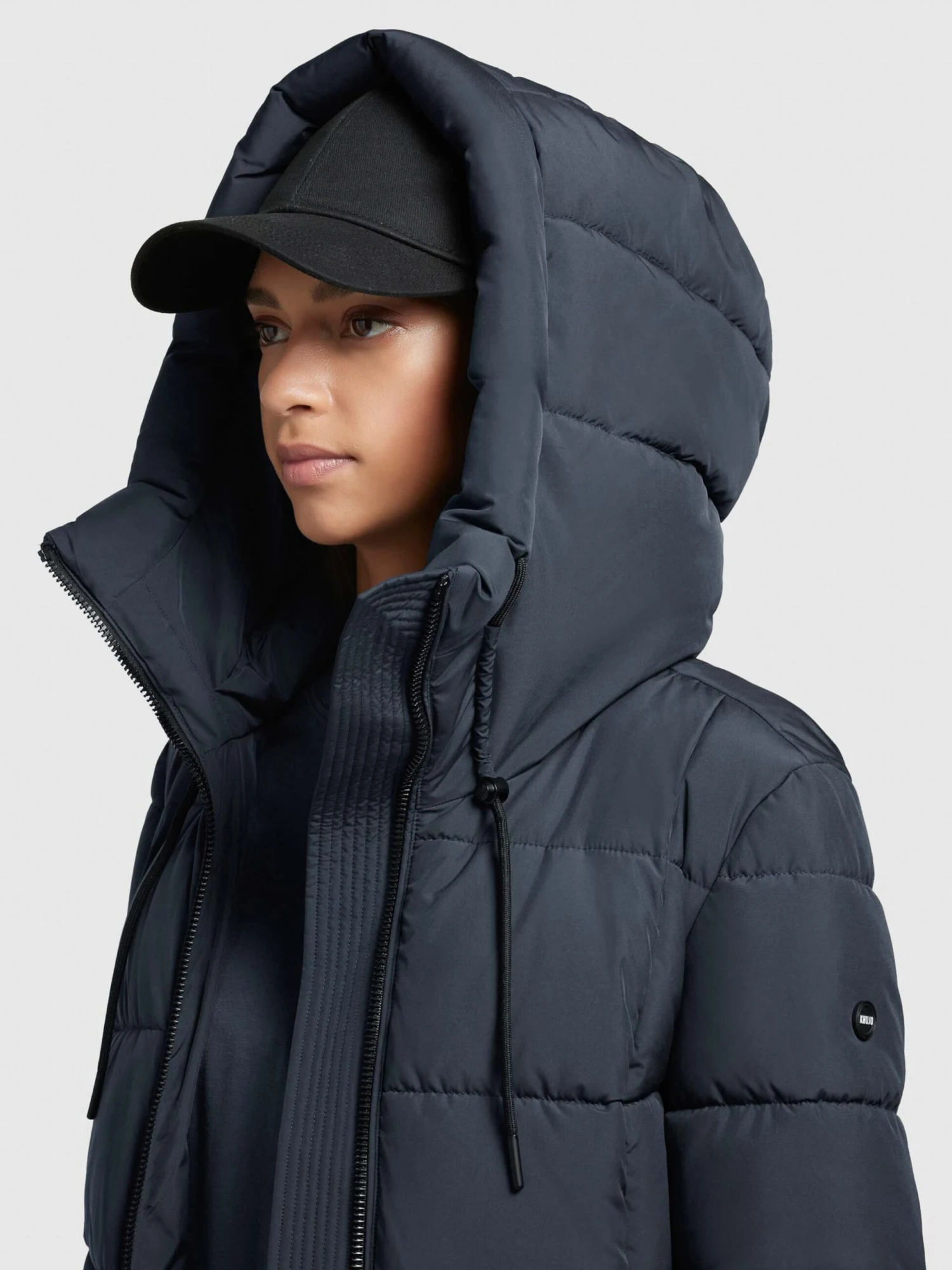 Khujo Wintermantels Wintermantel Deria Dames Donkerblauw - Afbeelding 7