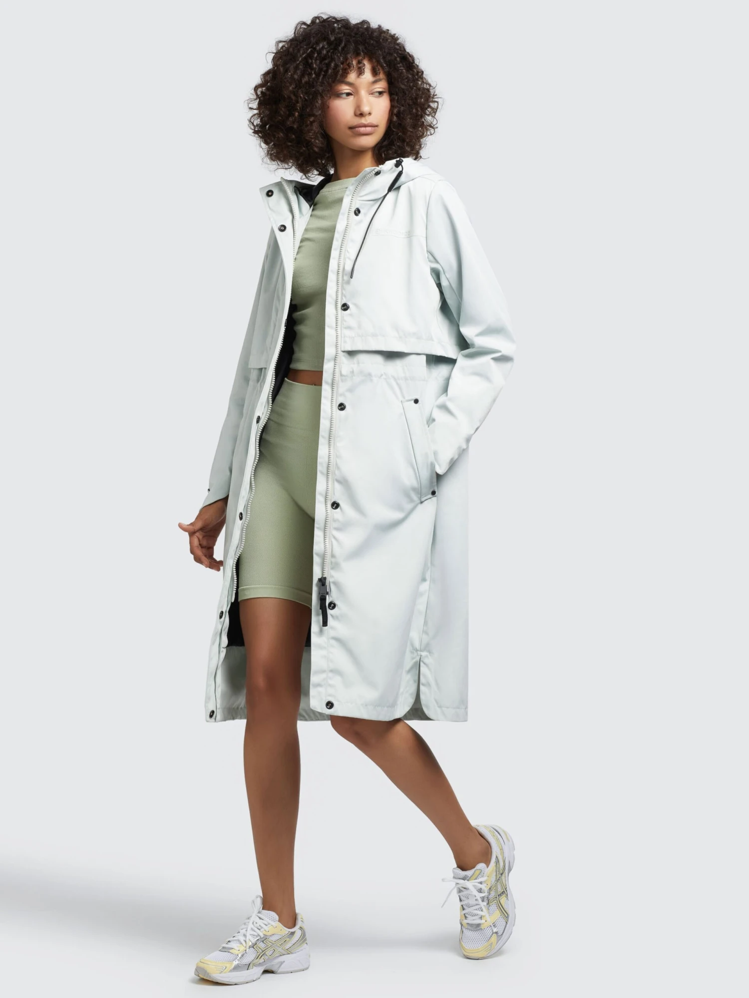 Khujo Tussenmantels Tussenmantel Jomana Dames Pastelblauw - Afbeelding 6