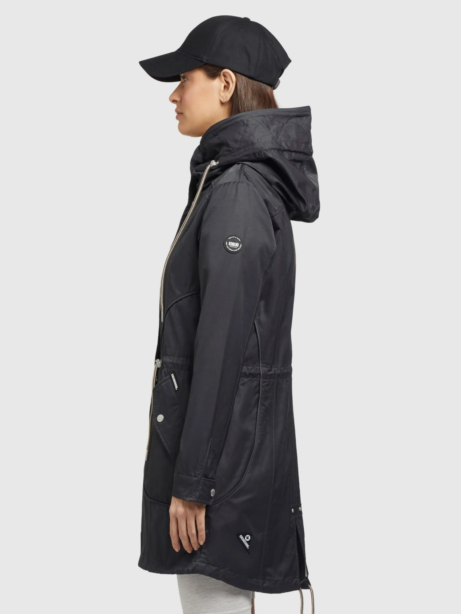 Khujo Parkas Tussenparka ONDA2 Dames Donkergrijs - Afbeelding 4