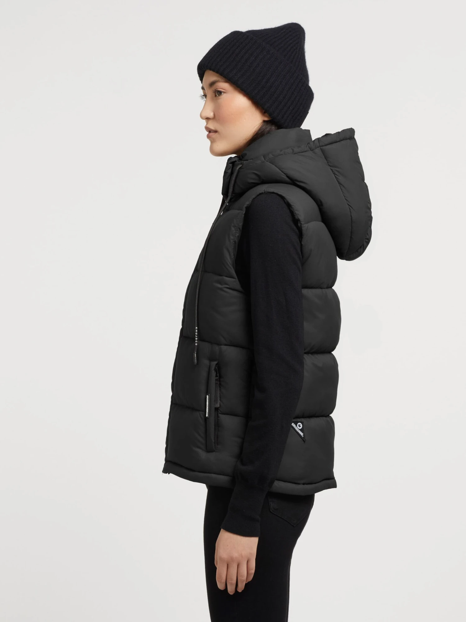 Khujo Bodywarmers Bodywarmer Eden Dames Zwart - Afbeelding 5