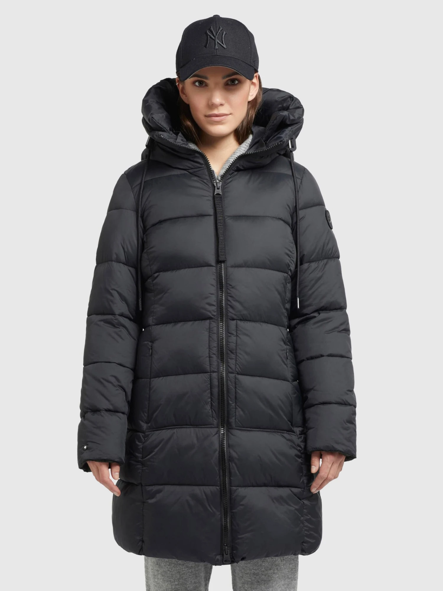 Khujo Wintermantels Wintermantel TUULA Dames Zwart - Afbeelding 2