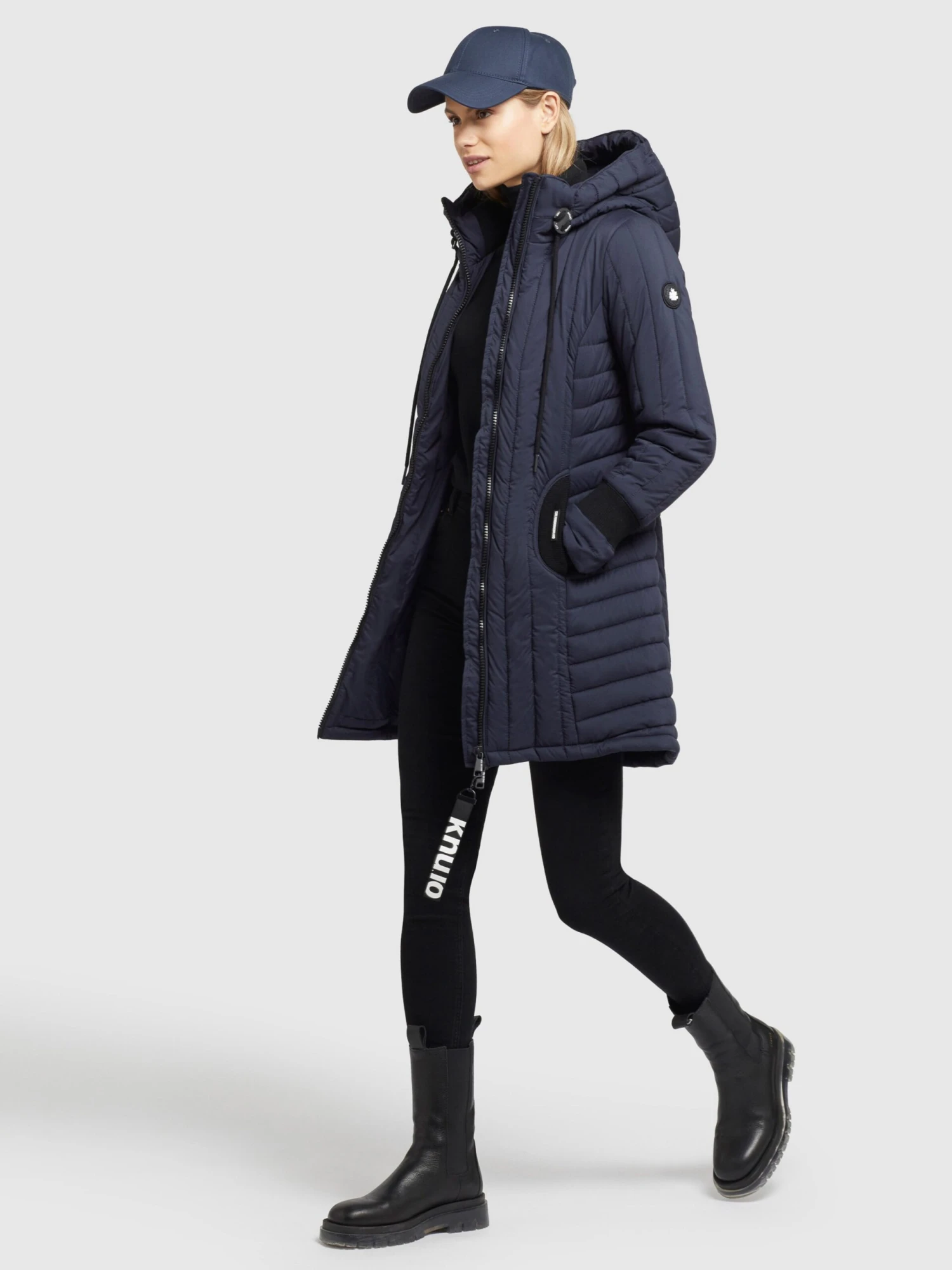 Khujo Winterjassen Winterjas Jerry Dames Navy - Afbeelding 6