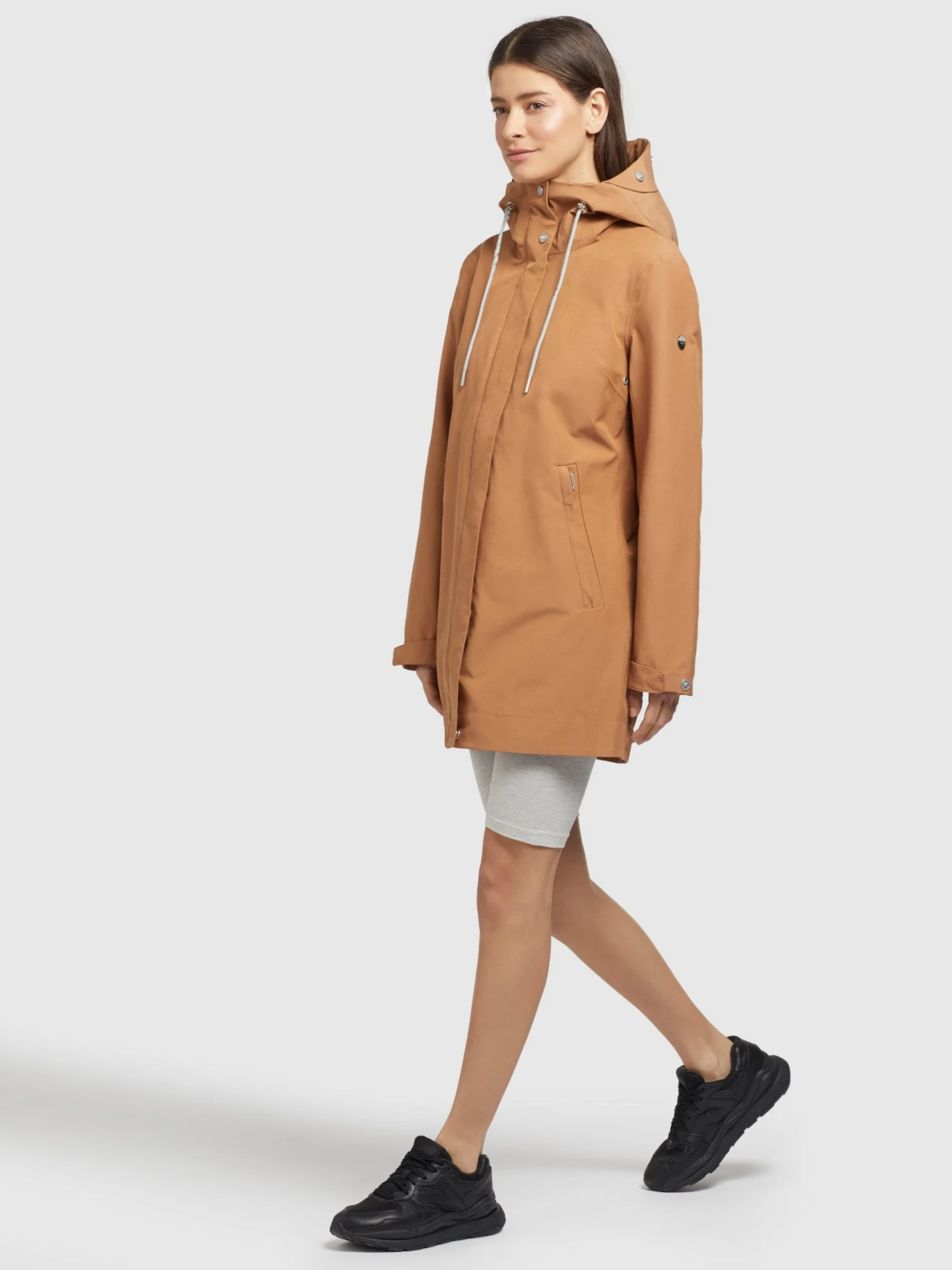 Khujo Tussenmantels Tussenmantel Artisa Dames Beige - Afbeelding 3