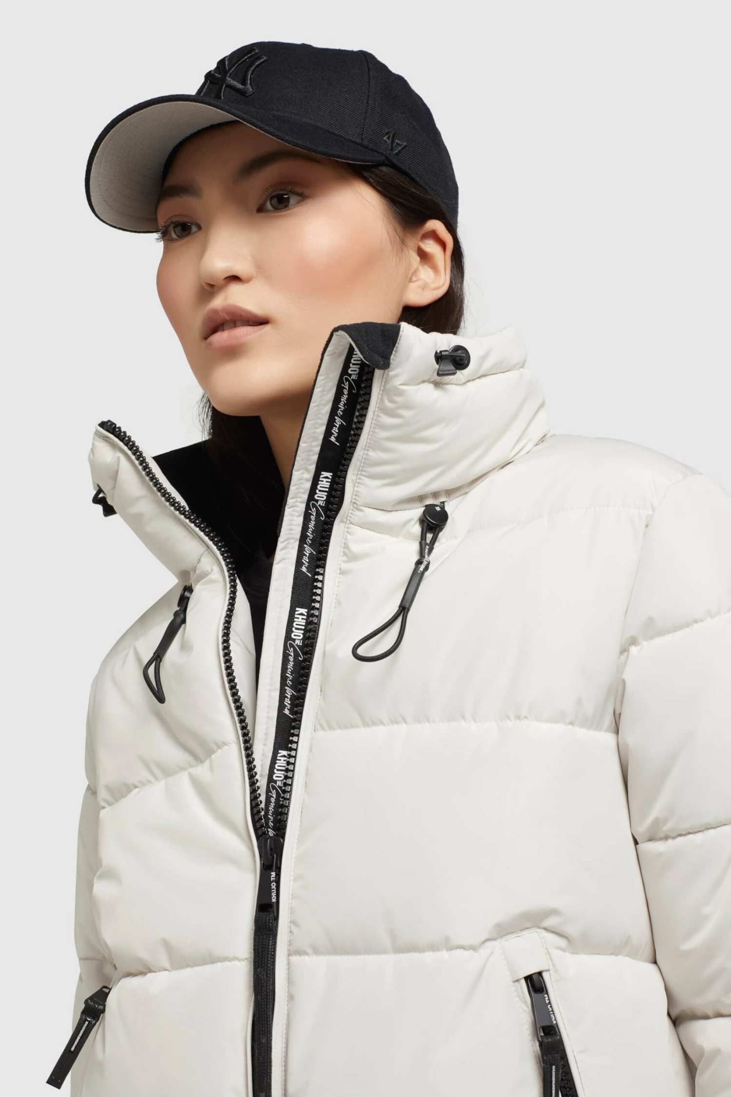 Khujo Winterjassen Winterjas Tuba Dames Offwhite - Afbeelding 7